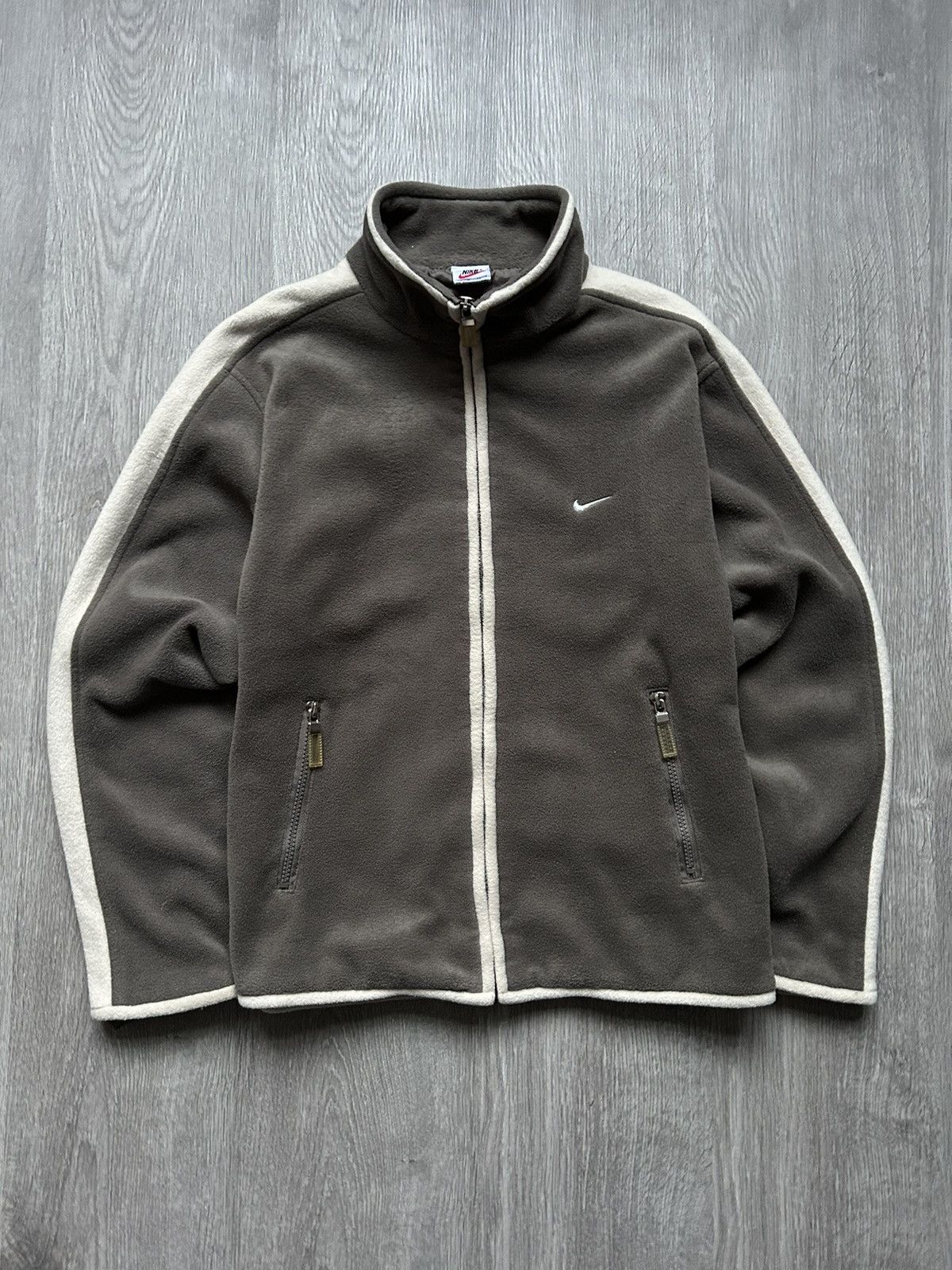 Nike × Vintage Zip-Fleece Nike 🔘 Vintage 🔘 Streetwear 🔘 90s 🔘 Size XL / US 12-14 / IT 48-50 - 1 Thumbnail