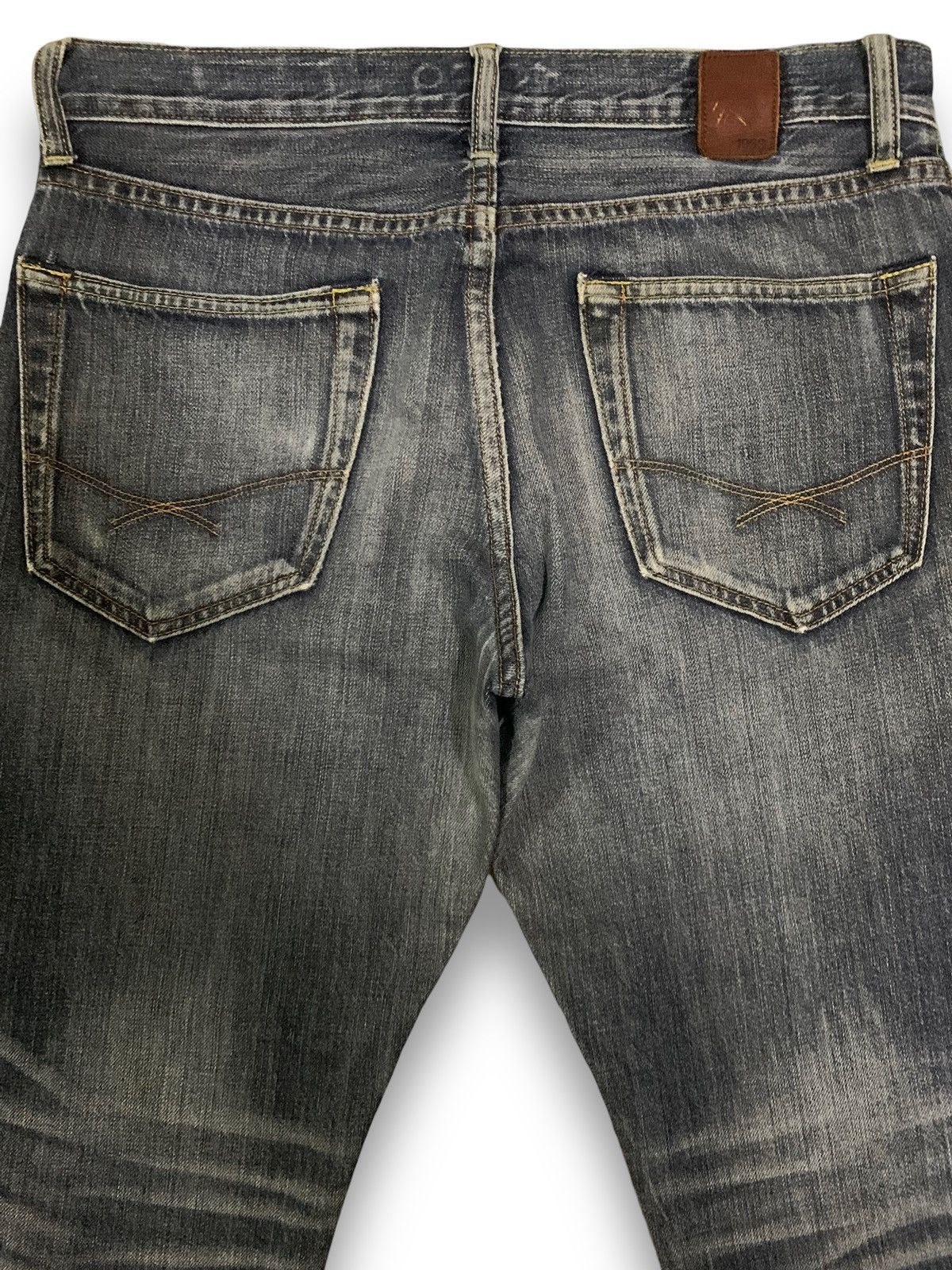 Gap Vintage Gap 1969 Whiskers Washed Distressed Grunge Jeans Size US 32 / EU 48 - 12 Thumbnail