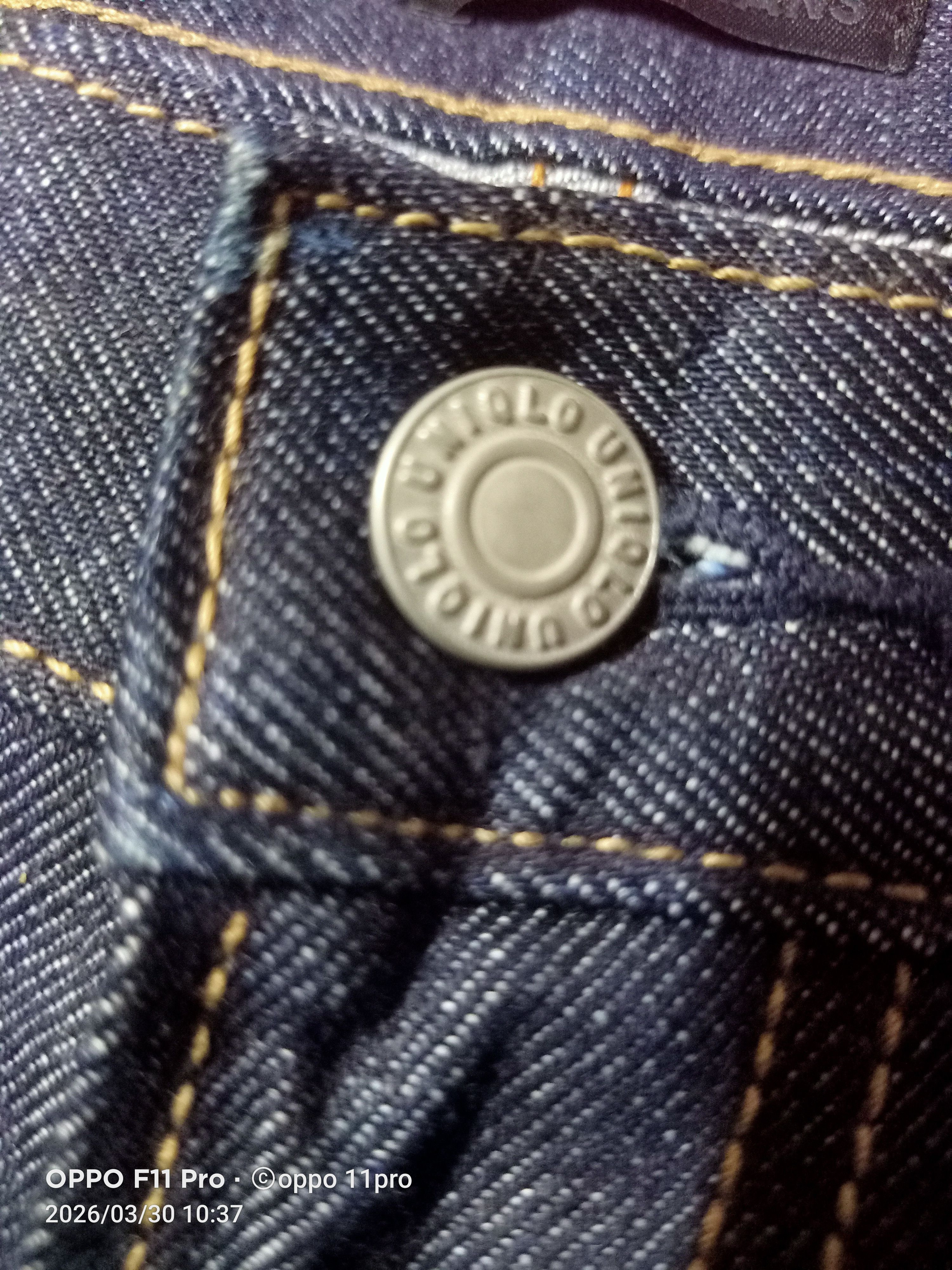 Uniqlo 💥Uniqlo Selvedge Plain 35X38 Straight Cut 💥 Size US 35 - 2 Thumbnail