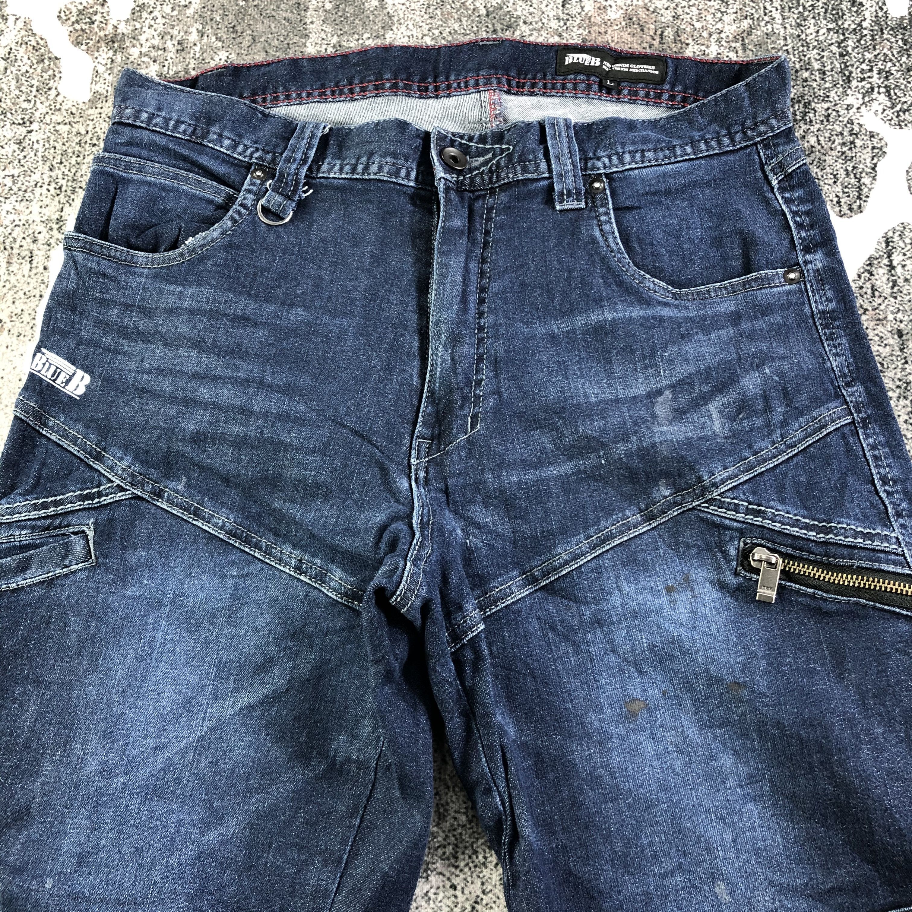 Japanese Brand Vintage Japanese Brand Denim Cargo Pants KJ1937 Size US 32 / EU 48 - 3 Thumbnail