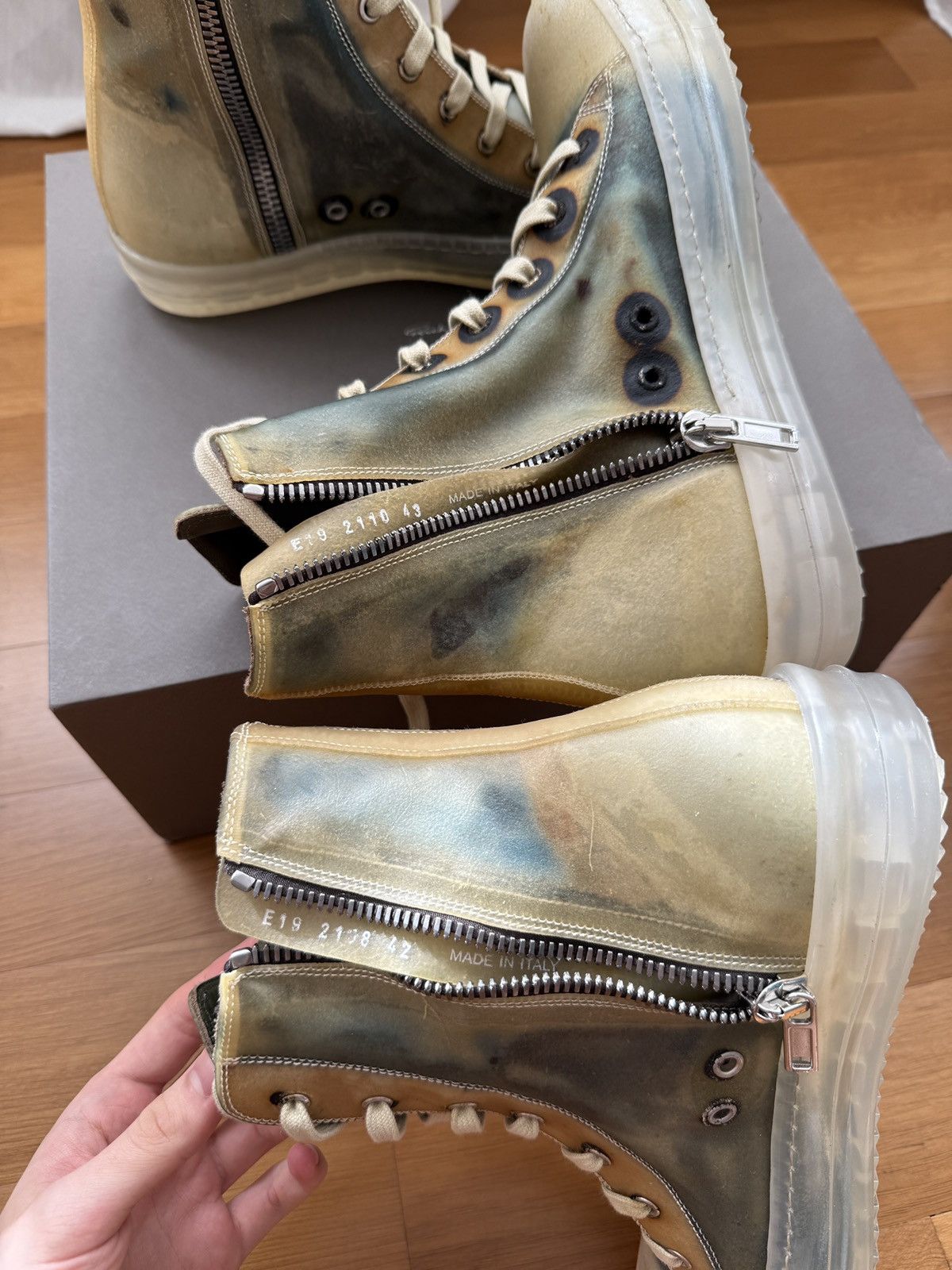 Rick Owens Rick Owens babel RARE Size US 10 / EU 43 - 4 Thumbnail