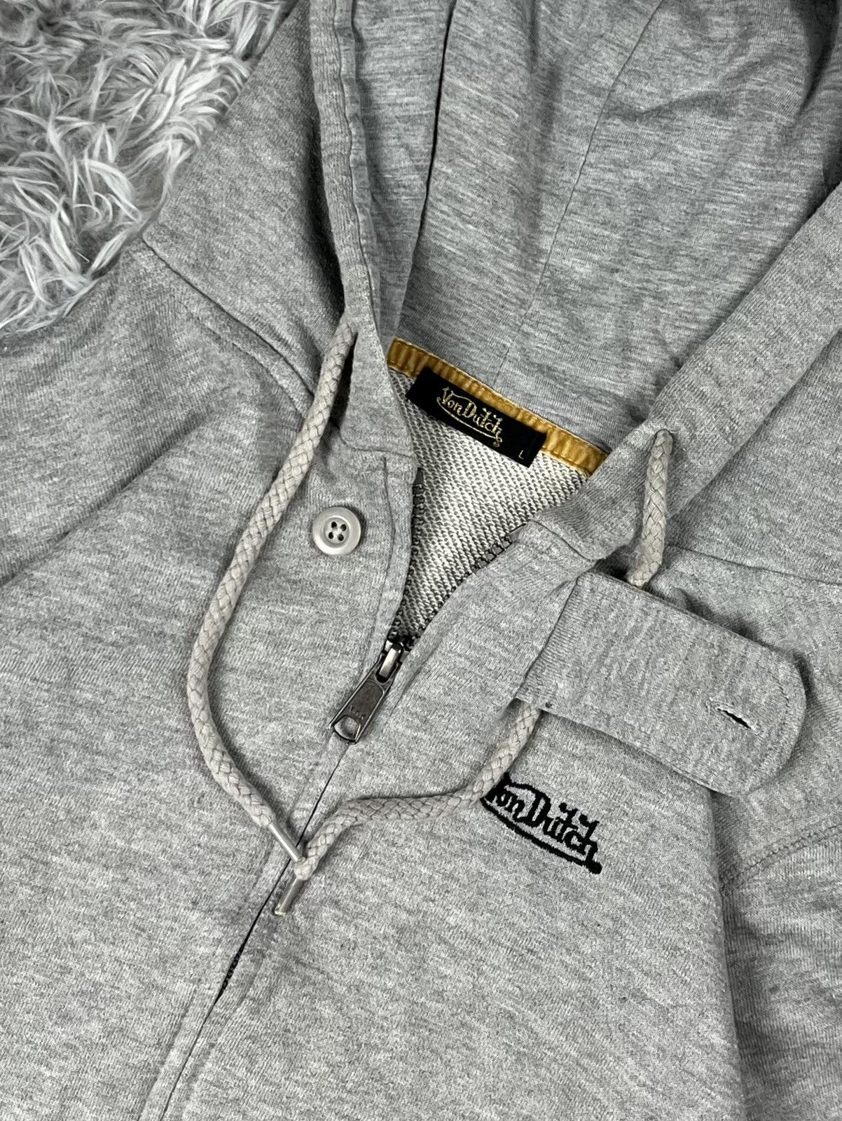 Vintage Vintage von dutch hoodie zip Size L / US 10 / IT 46 - 5 Thumbnail