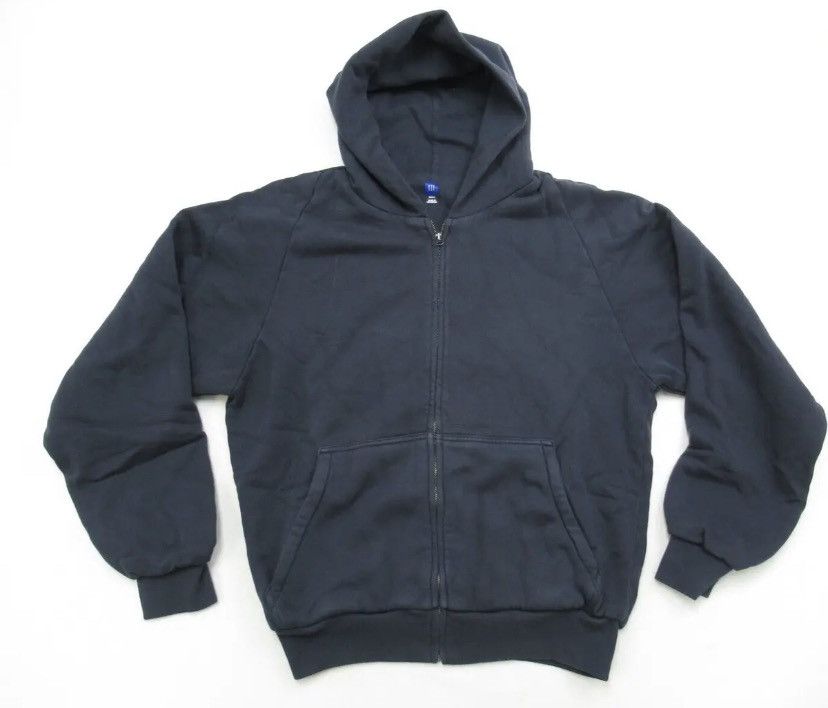 Yeezy Gap Hoodie Mens Zip Unreleased Navy Dark Blue