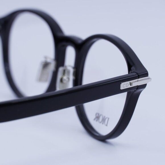 Dior 🕶️ New Dior DIORBLACKSUITO RJ 1000 Eyeglasses - Black Frame Size ONE SIZE - 10 Thumbnail