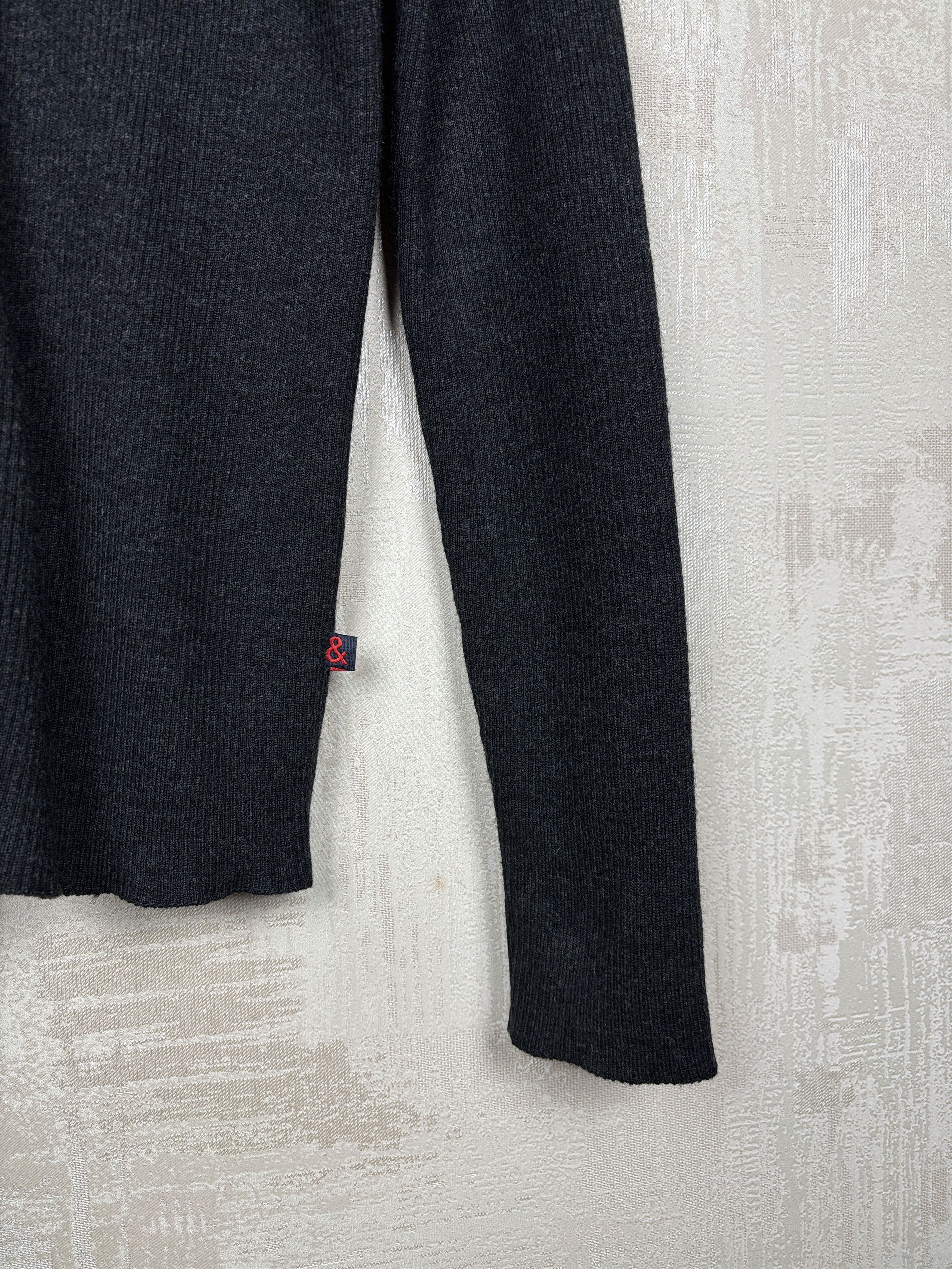 Dolce & Gabbana Vintage D&G Dolce & Gabbana Zip Ribbed Sweater Wool Blend Size US M / EU 48-50 / 2 - 6 Thumbnail