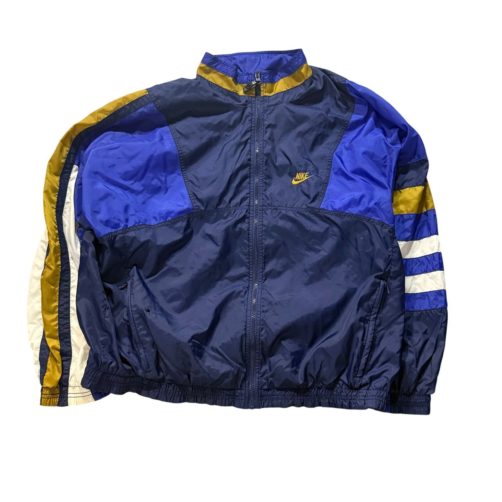 Nike Vintage Nike Track Windbreaker Jacket XL Size US XL / EU 56 / 4 - 1 Thumbnail