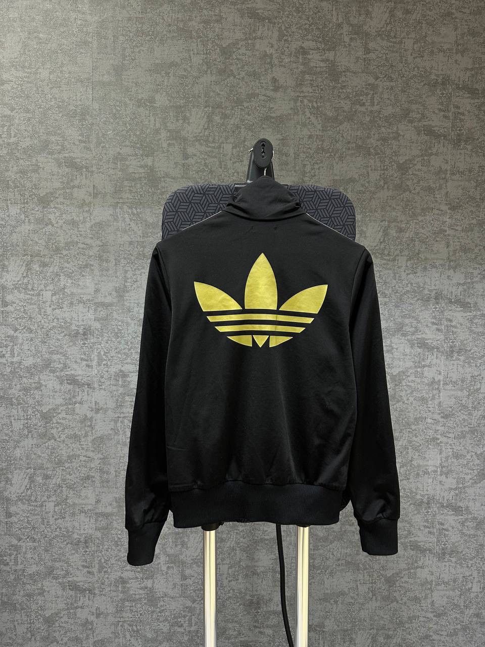 Adidas × Vintage Vintage Adidas Black Big Logo Full Zip Hoodie Size US M / EU 48-50 / 2 - 15 Thumbnail