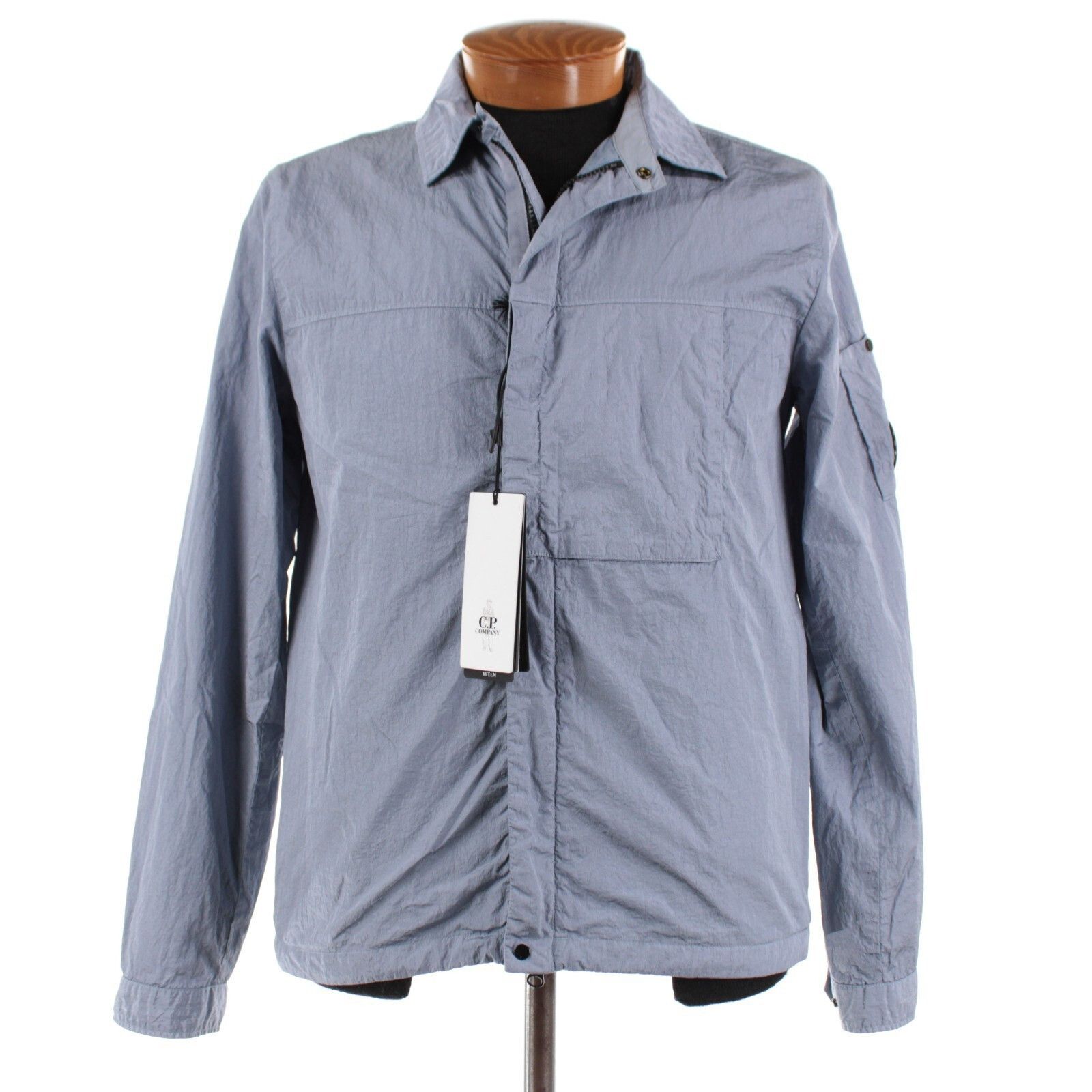 C.P. Company Overshirt Size M US In Blue Polyamide