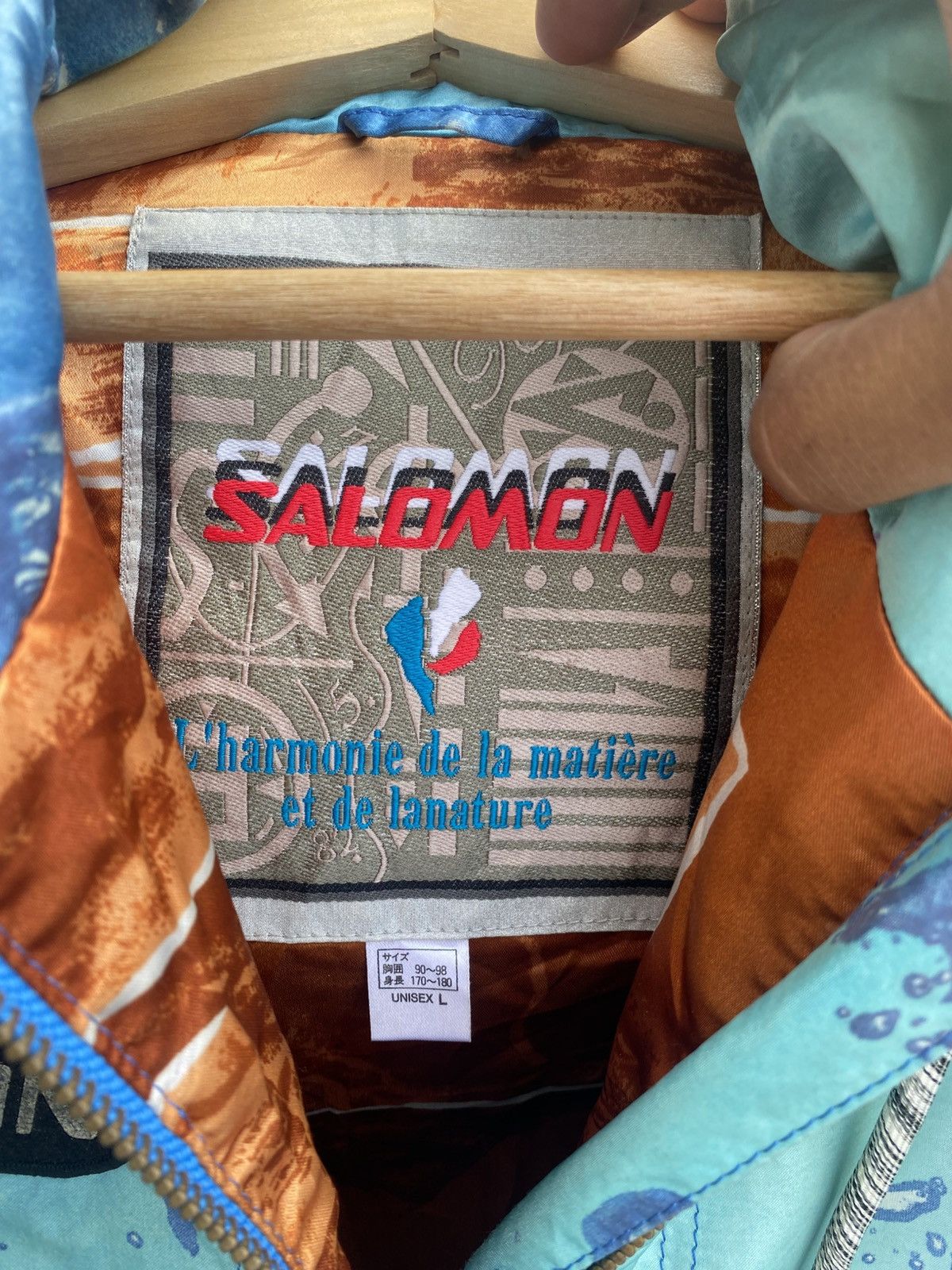Salomon VINTAGE SALOMON SKI JACKET COLOURFULL Size US L / EU 52-54 / 3 - 9 Thumbnail