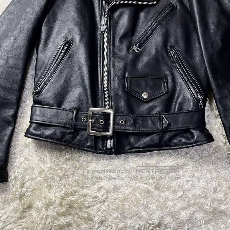 Schott Schott 618 cable-stayed leather jacket Size US S / EU 44-46 / 1 - 4 Thumbnail