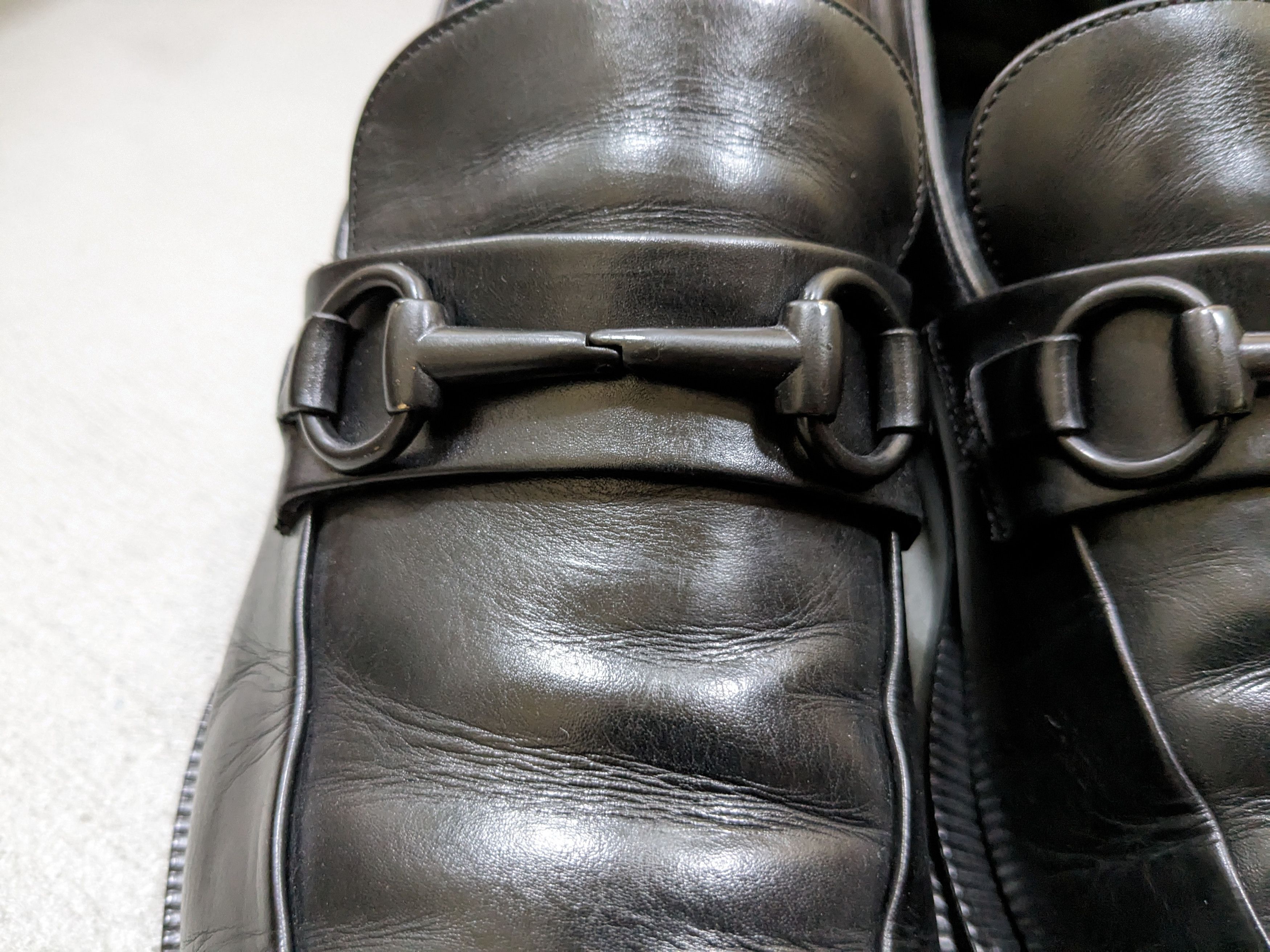 Gucci Gucci Horsebit Loafers Black Size 8 Leather Buckle Slip On Size US 8 / EU 41 - 6 Thumbnail