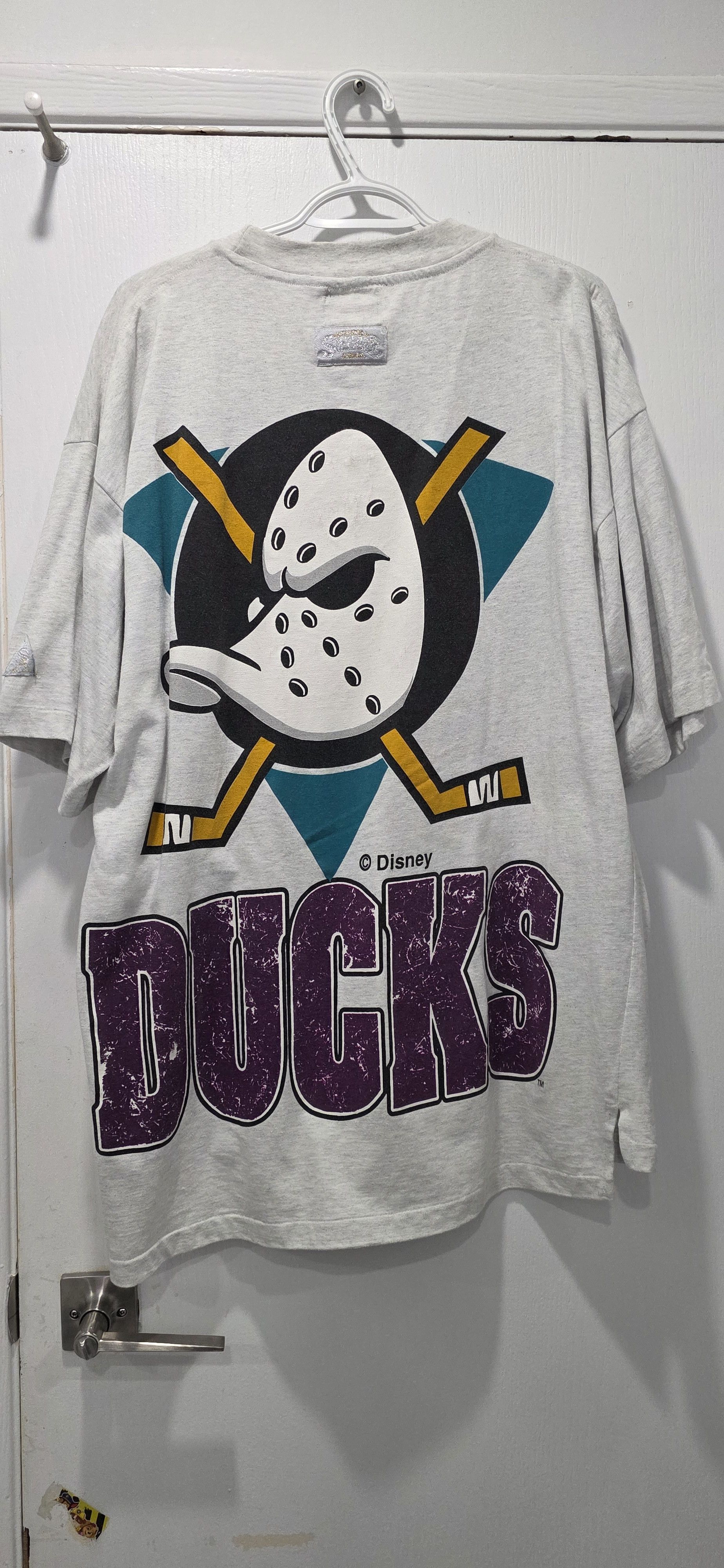 Vintage Anahiem mighty ducks vintage t-shirt Size US XL / EU 56 / 4 - 6 Thumbnail