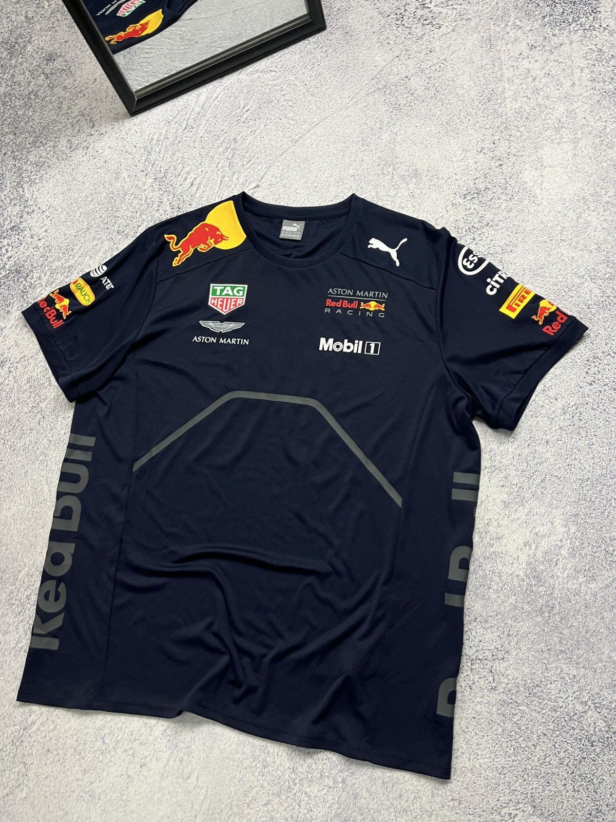 Formula 1 × Puma Aston Martin Racing Red Bull Formula 1 Puma Jersey Rare Size US XXL / EU 58 / 5 - 2 Thumbnail