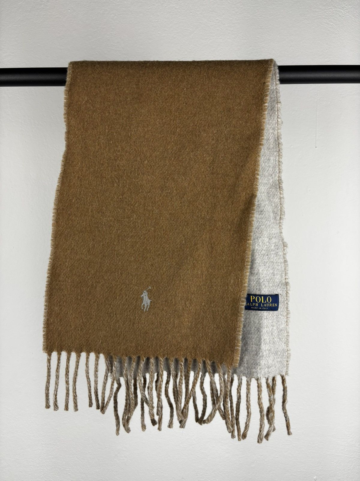 Polo Ralph Lauren Polo Ralph Lauren small logo wool scarf Size ONE SIZE - 2 Thumbnail