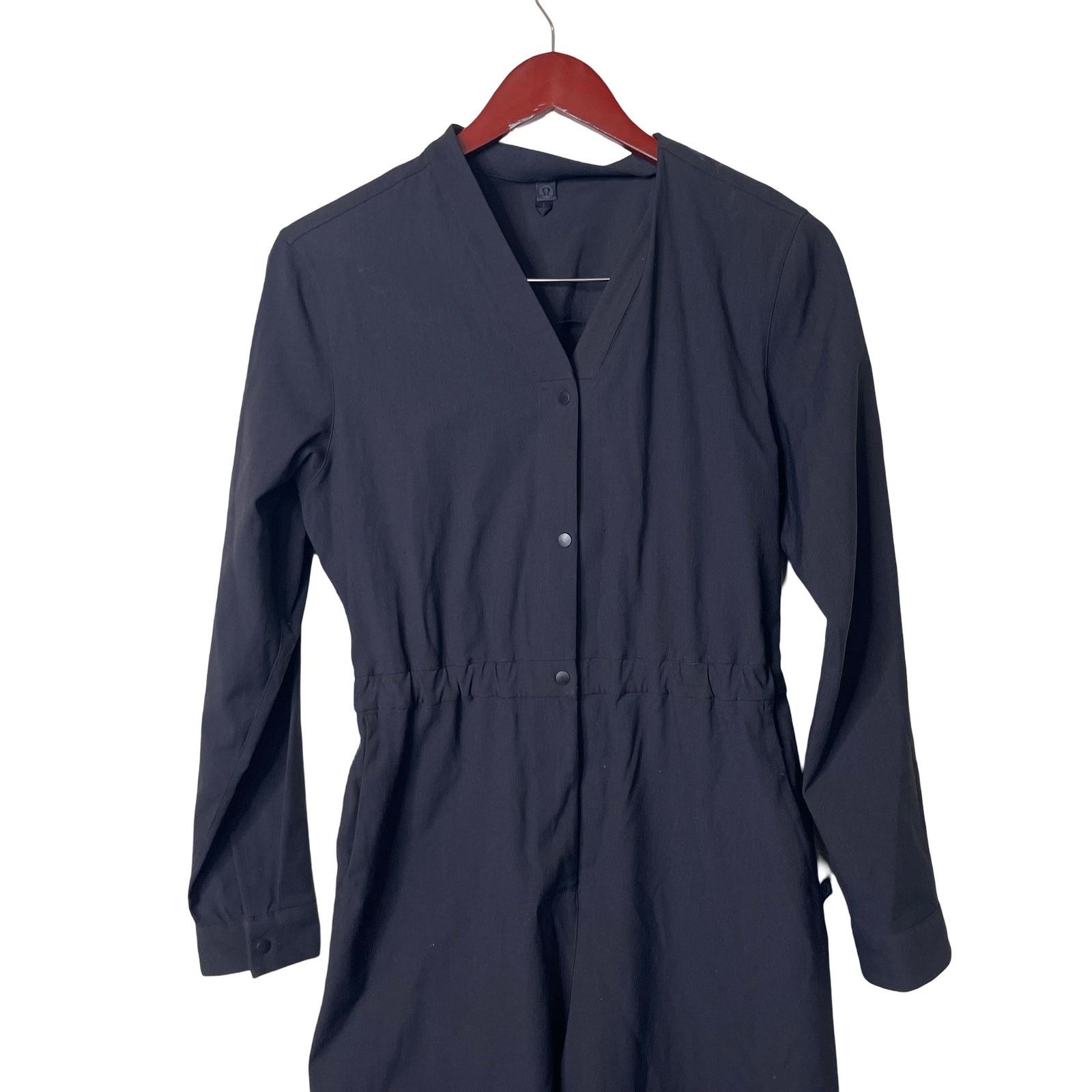 Lululemon Lululemon Lab Euro Wool Blend V neck Long Sleeve Jumpsuit Size 28" / US 6 / IT 42 - 5 Thumbnail