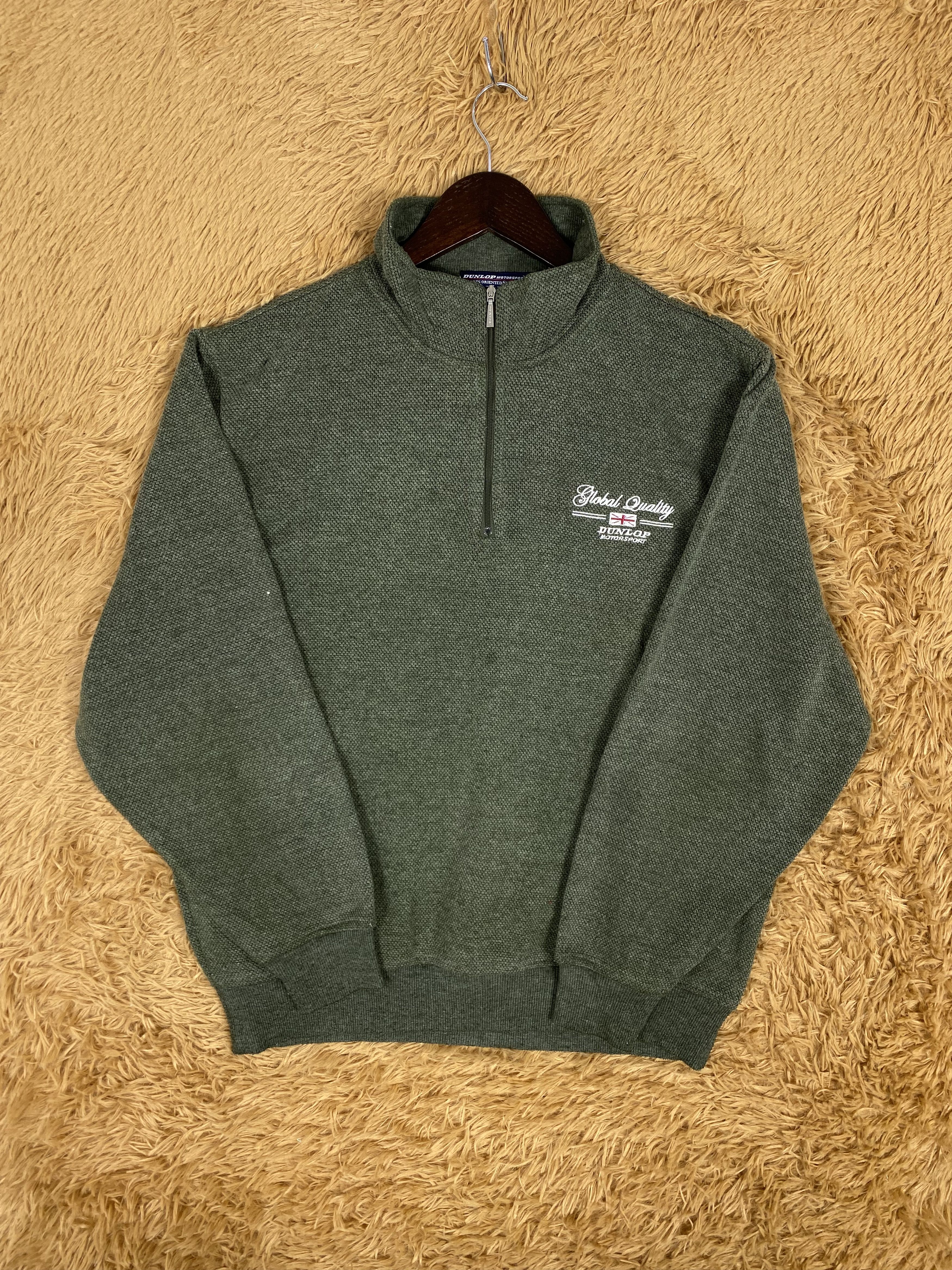 Dunlop Vintage Dunlop Half Zipper Sweatshirts PS0103 Size US M / EU 48-50 / 2 - 4 Thumbnail