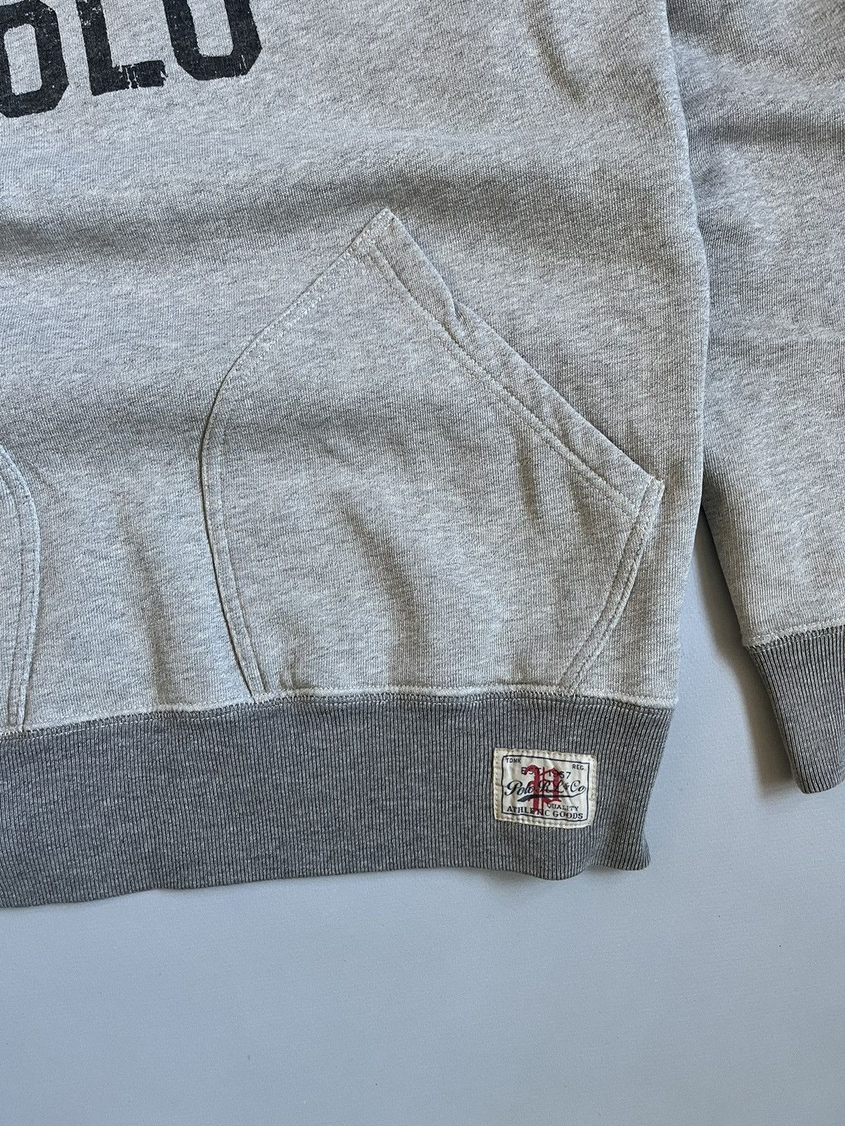 Polo Ralph Lauren Vintage Polo Ralph Lauren USA 67 Big Logo Grey Hoodie Size US M / EU 48-50 / 2 - 5 Thumbnail