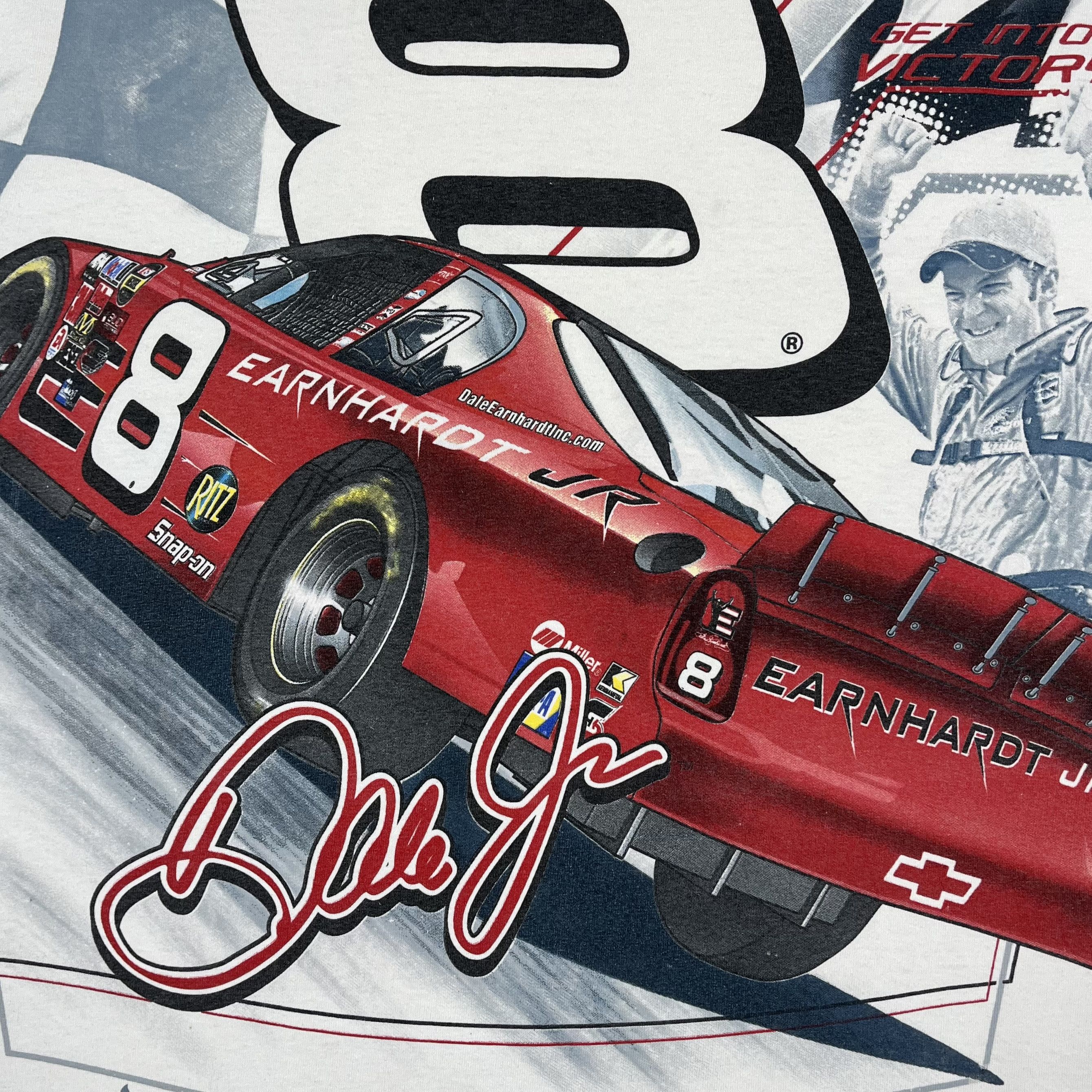 NASCAR Vintage Dale Earnhardt JR Nascar Racing T Shirt 00’s Size US L / EU 52-54 / 3 - 6 Thumbnail