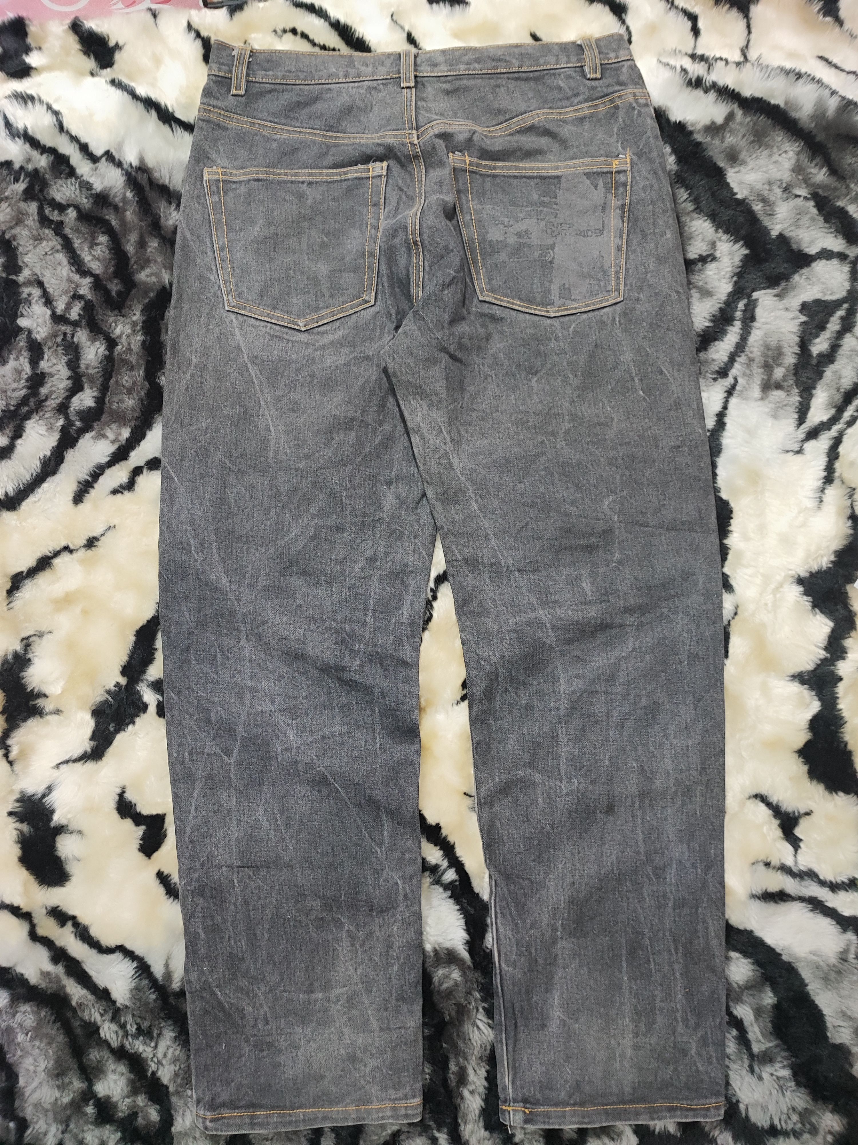 If Six Was Nine × Jean × Le Grande Bleu (L.G.B.) Double Knee Jeans Pants Japanese Size US 33 - 3 Thumbnail