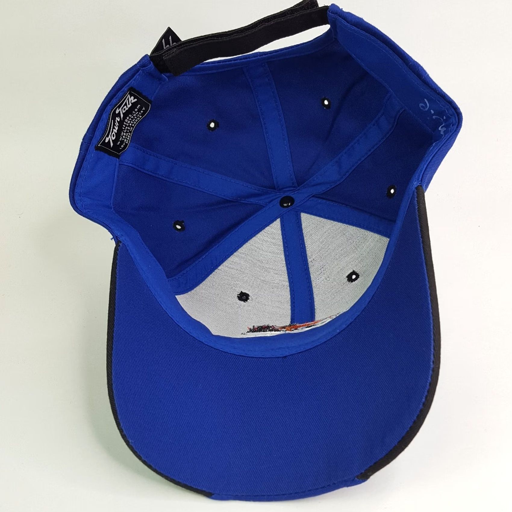 Vintage VTG Winter Springs Golf Club PGA Adjustable USA Snapback Hat Baseball Cap Navy Blue Town Talk Mens Size ONE SIZE - 7 Thumbnail