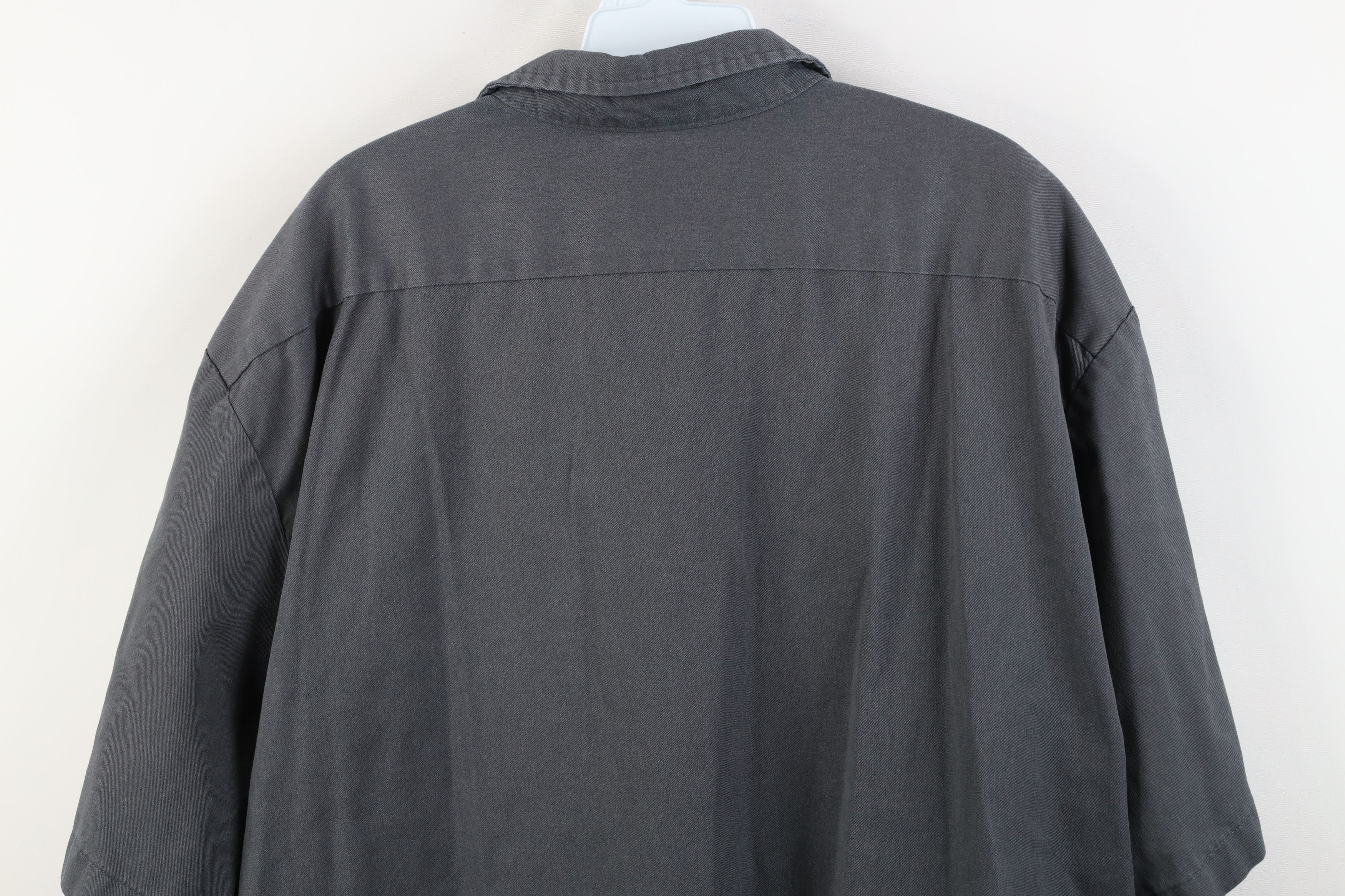 Dickies Vintage Y2K Dickies Workwear Mechanic Button Shirt Gray Size US XXL / EU 58 / 5 - 14 Thumbnail