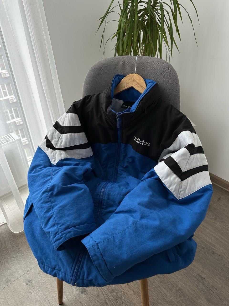 Adidas × Vintage Vintage Adidas Retro Blue 90’s Distressed Jacket Size US L / EU 52-54 / 3 - 17 Thumbnail