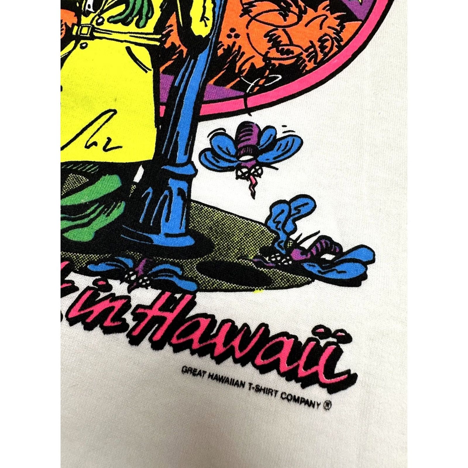 Vintage VINTAGE Dick Gecko Smartest Dick In Hawaii Dick Tracy Parody Funny Tee XL Men's 90s Size US XL / EU 56 / 4 - 5 Thumbnail