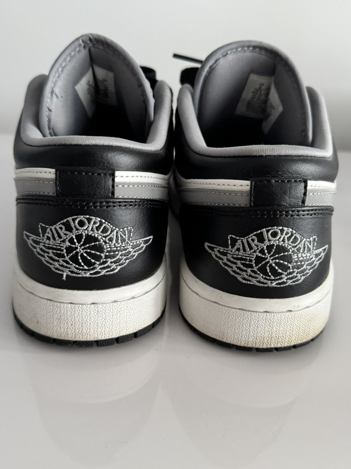 Nike Jordan 1 Low Black Particle Grey White Size 9 Size US 9 / EU 42 - 2 Thumbnail