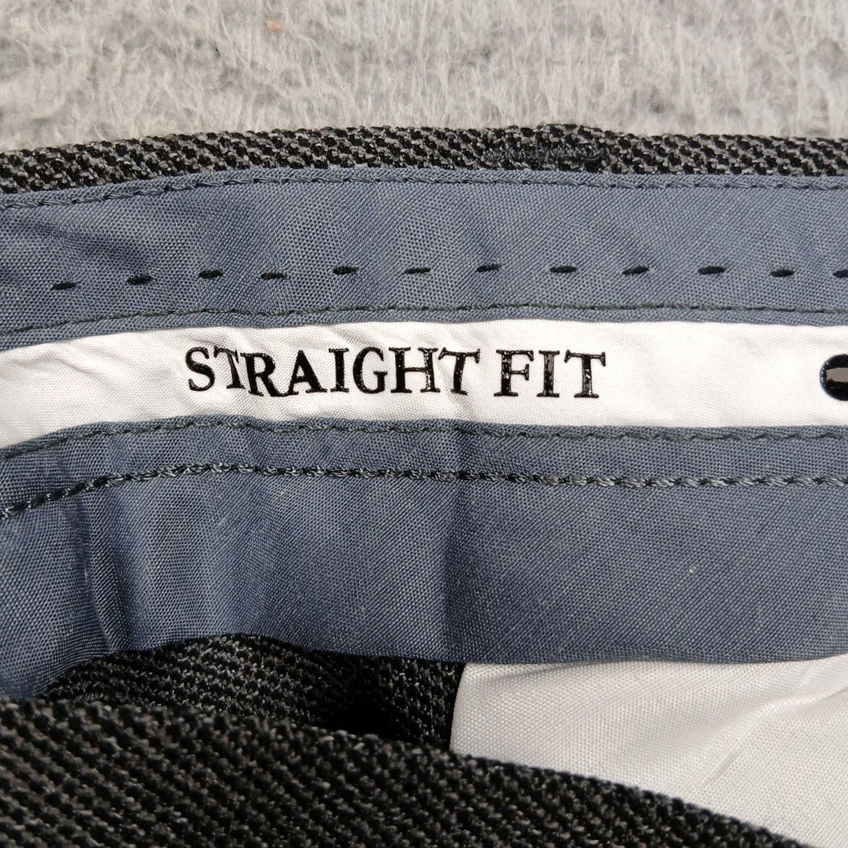 Haggar Haggar Men's Gray Stretch Straight Fit Dress Pants 34x30 NWT Size US 34 / EU 50 - 7 Thumbnail