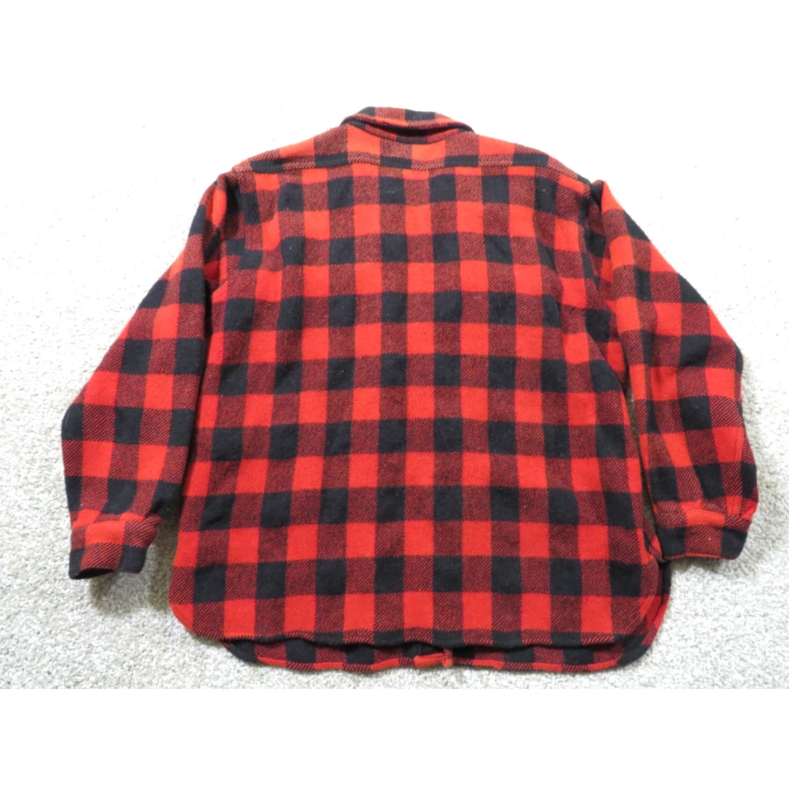 Vintage VINTAGE Frost Proof Shirt Mens 1970s Red Plaid Button-Down Flannel Long Sleeve Pocket Cotton Size US M / EU 48-50 / 2 - 7 Thumbnail