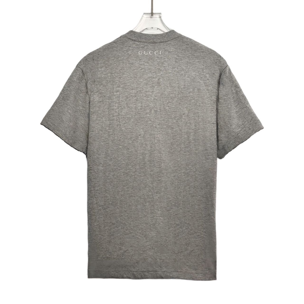 Gucci Gucci Cotton Knitted Short Sleeve Illustration T-shirt K26WX Size M / US 6-8 / IT 42-44 - 2 Thumbnail
