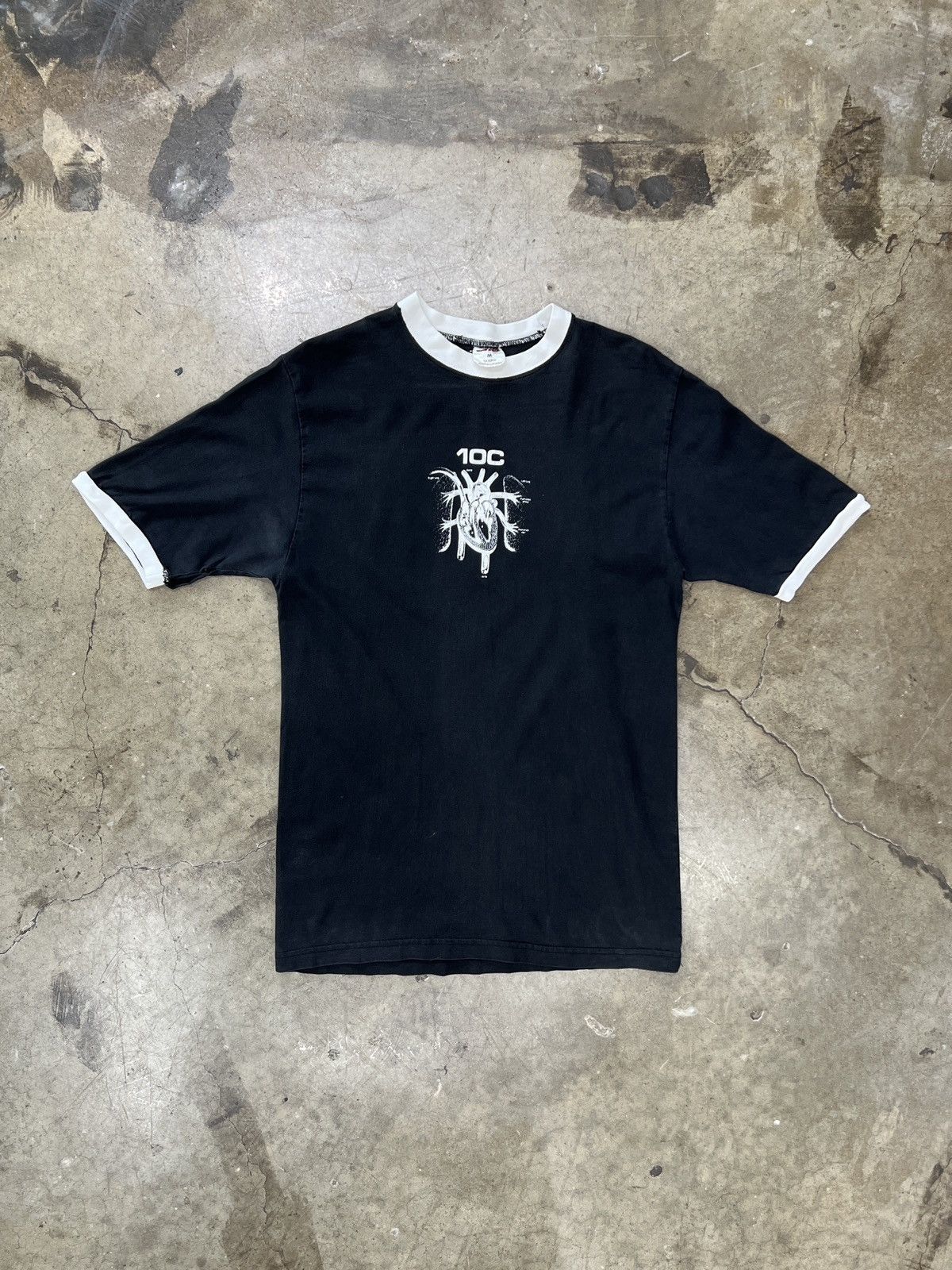 Band Tees Vintage Pearl Jam 10c Logo Fan Club Ringer Tee Medium Size US M / EU 48-50 / 2 - 2 Thumbnail