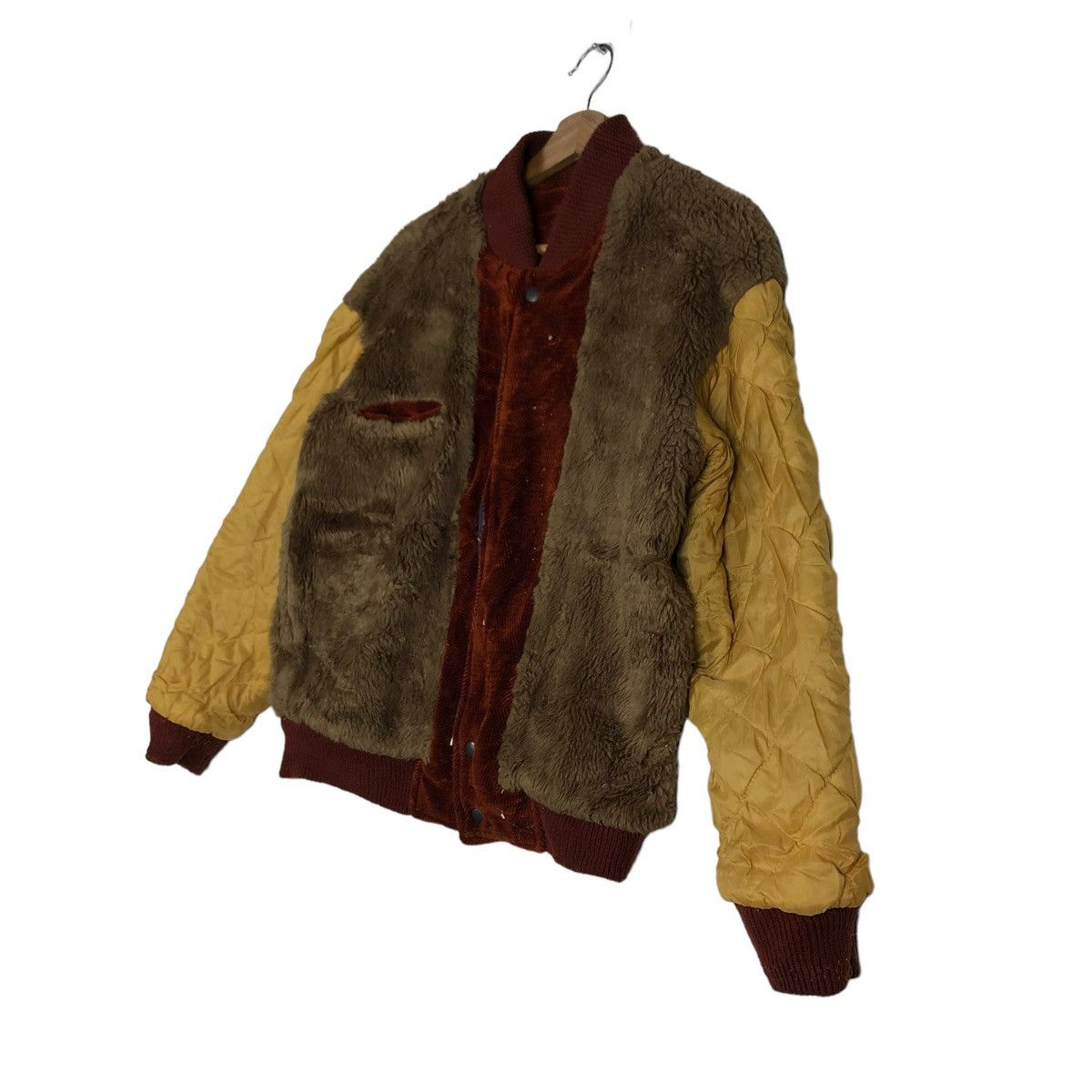 Toyo Enterprises 🔥80’s VTG BOMBER JACKET MINK FUR LINING HON JIN OPTI ZIPPER Size US M / EU 48-50 / 2 - 17 Thumbnail