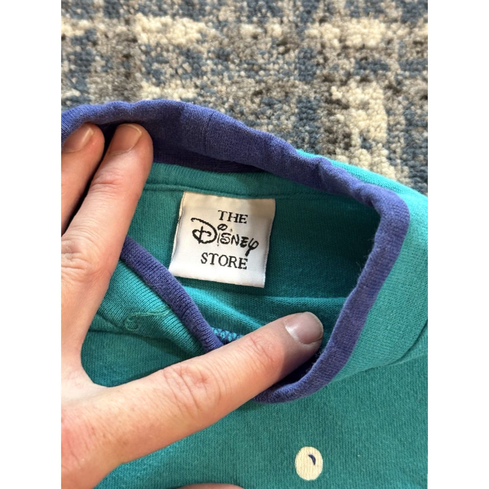 Disney VINTAGE Disney The Little Mermaid Long Sleeve Shirt 7-8 Girls Teal Cotton Blend 1990s Disney Promo Sportswear/Beach Womens? Size US M / EU 48-50 / 2 - 5 Thumbnail
