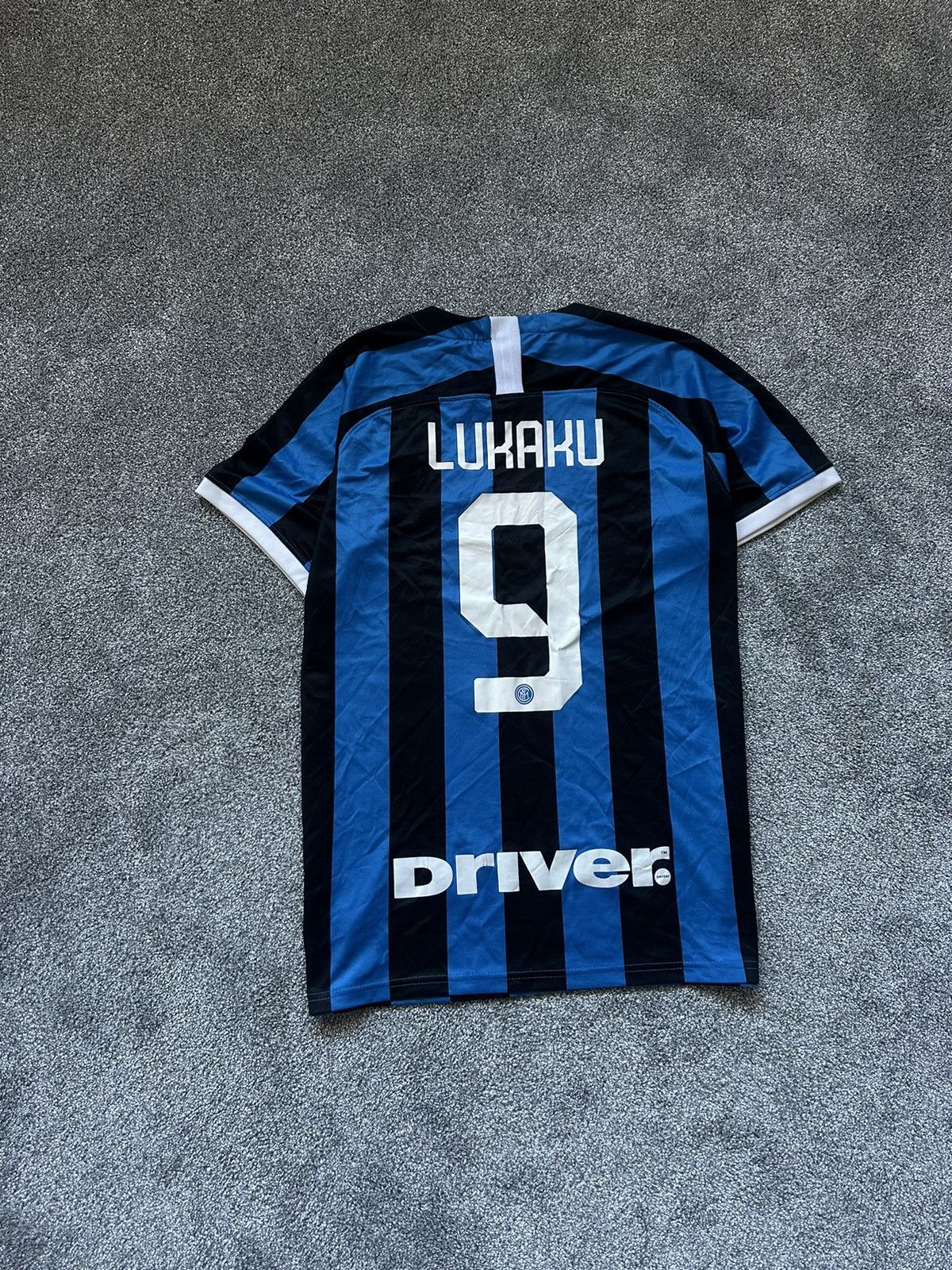 Inter Milan 2019/2020 Lukaku Home Soccer Jersey Size:L Auth