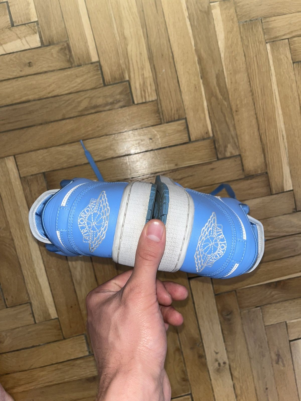 Nike Jordan 1 Unc Size US 9.5 / EU 42-43 - 5 Thumbnail