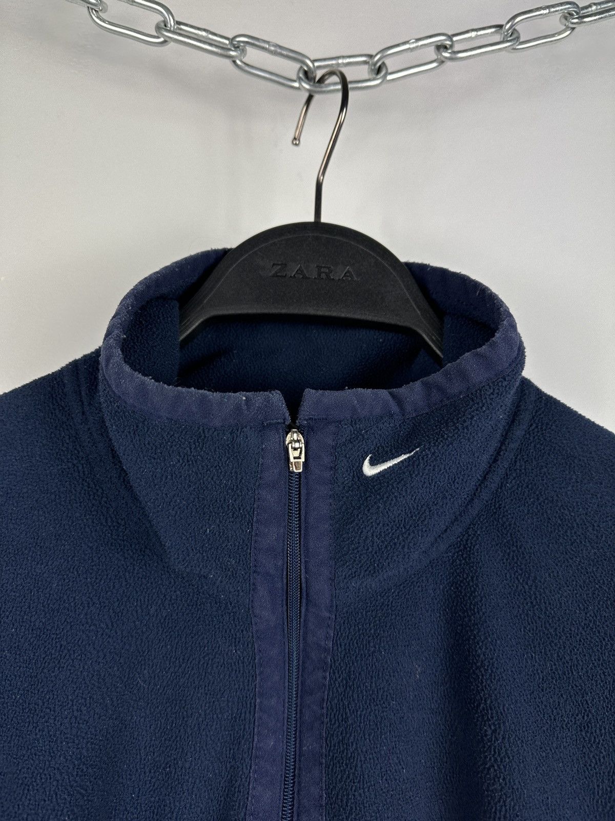 Nike × Vintage Vintage Y2K Nike Therma-Fit Swoosh Logo Fleece Size US M / EU 48-50 / 2 - 4 Thumbnail