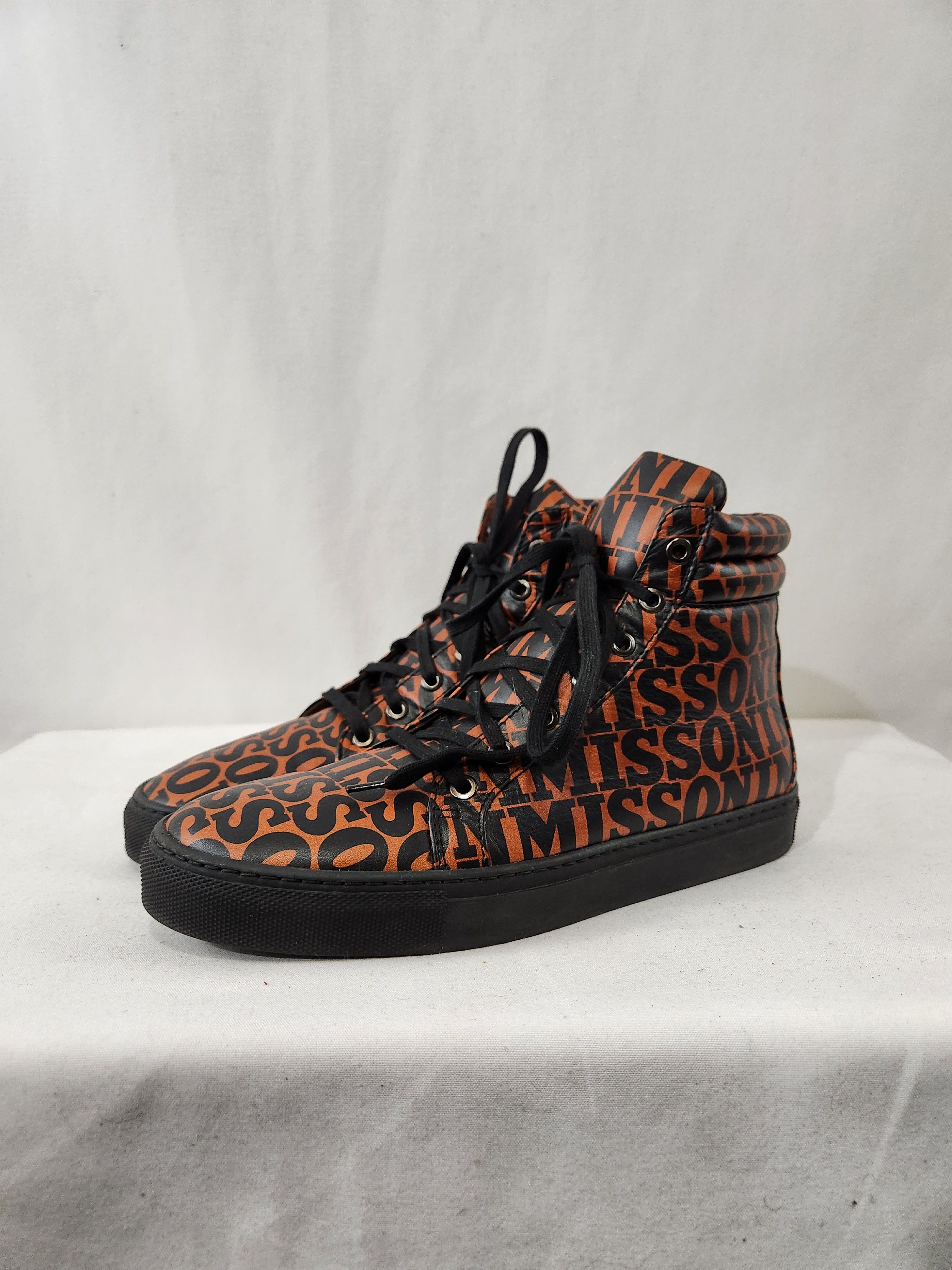 Missoni 65th Anniv All Over Print High Top Sneaker Made Italy Size US 7 / EU 40 - 1 Thumbnail