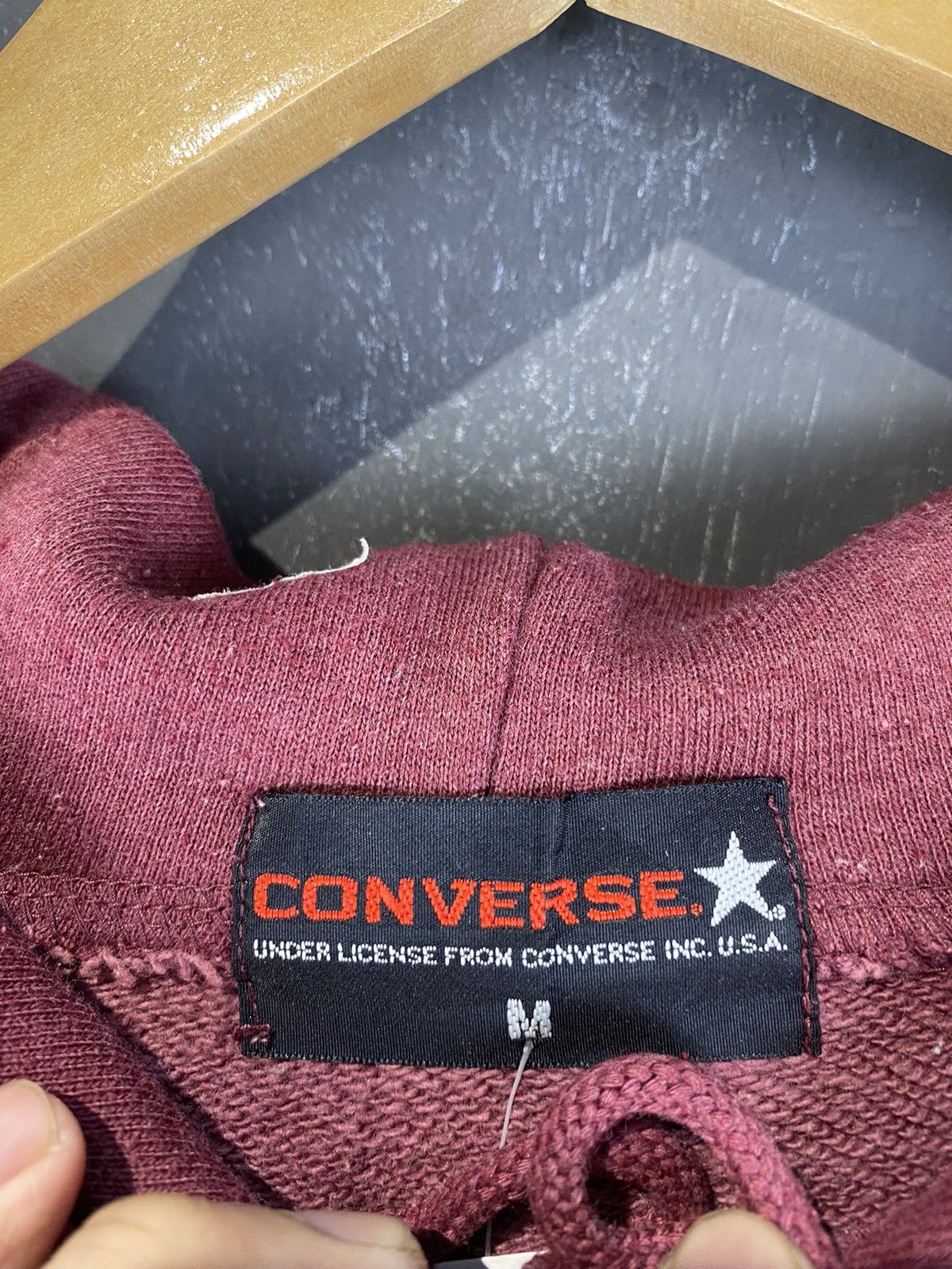 Converse × Vintage OG y2k Converse Boxy Pullover Hoodie Size US M / EU 48-50 / 2 - 5 Thumbnail