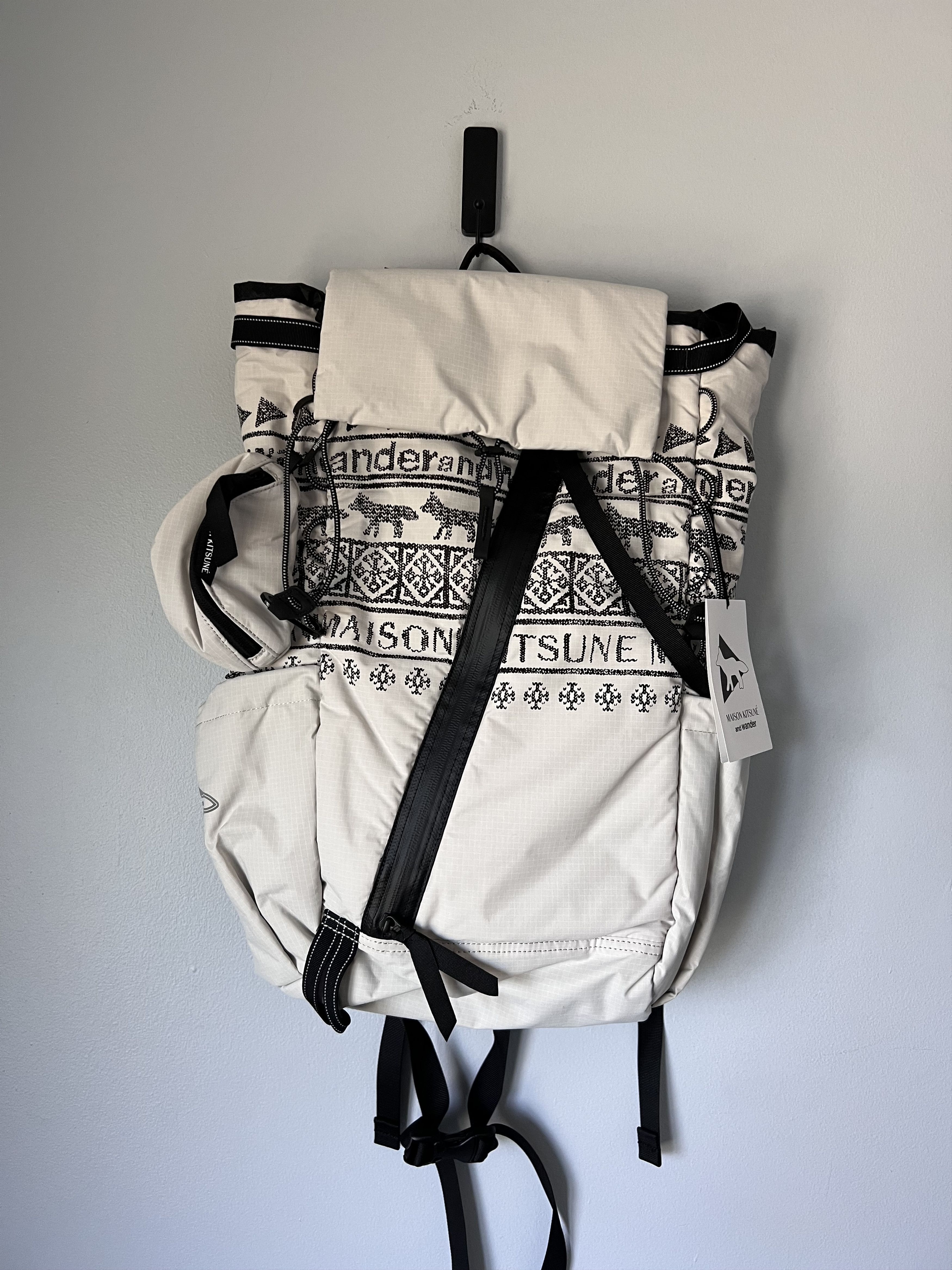 And Wander × Maison Kitsune and Wander Maison Kitsune 30L
