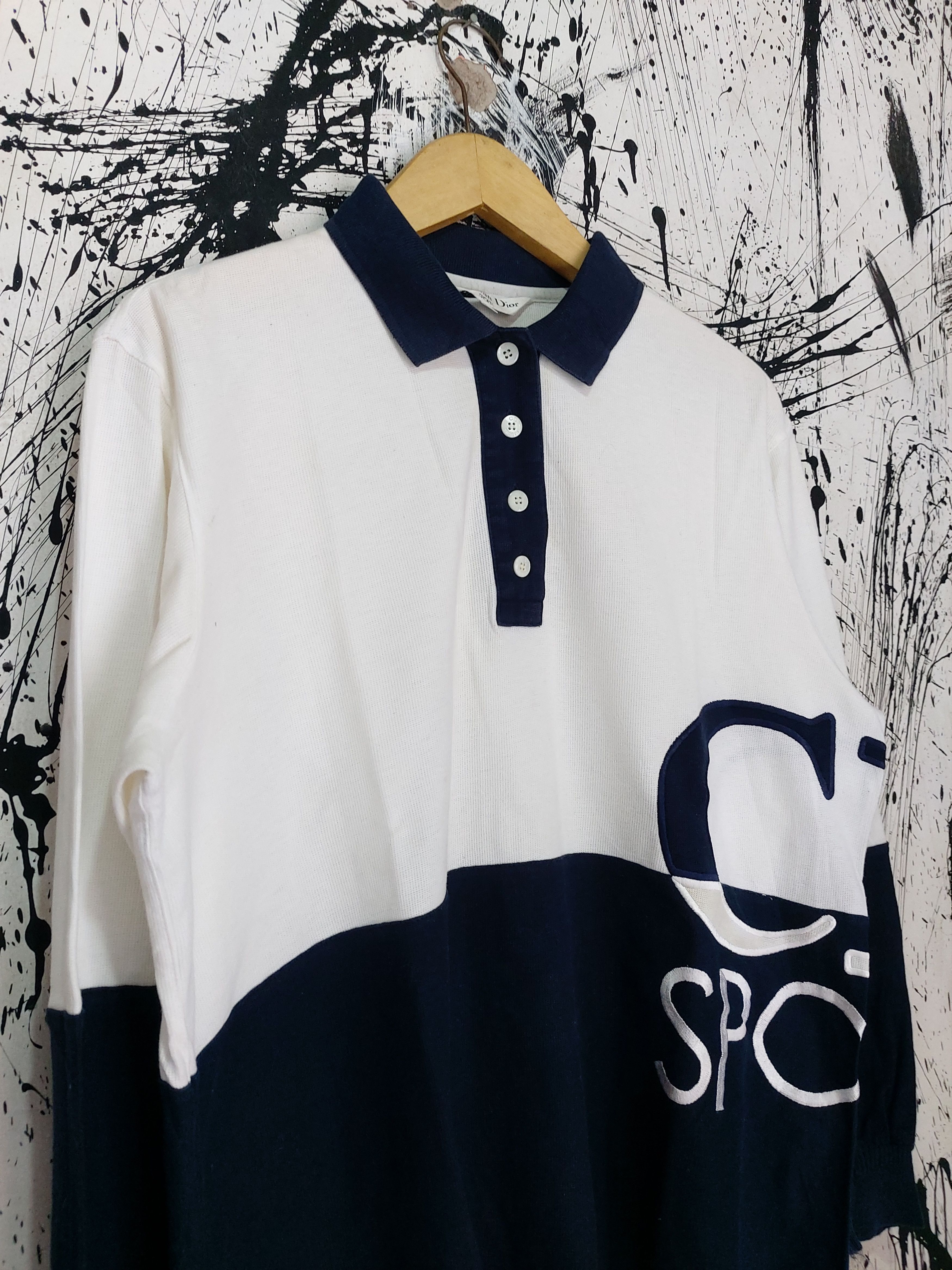 Christian Dior Monsieur CHRISTIAN DIOR SPORTS LONGSLEVEE POLO SHIRT Size US L / EU 52-54 / 3 - 2 Thumbnail
