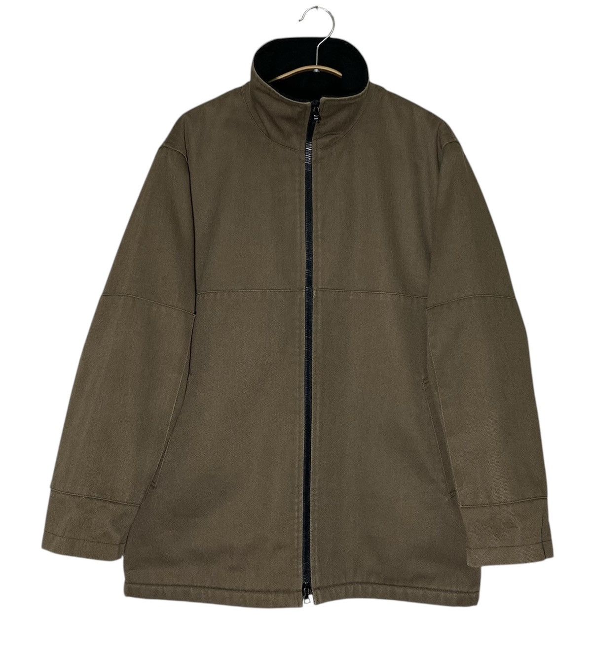 A.P.C. Vtg APC Chore Cotton x Wool Jacket Zipper Up France Size US M / EU 48-50 / 2 - 3 Thumbnail