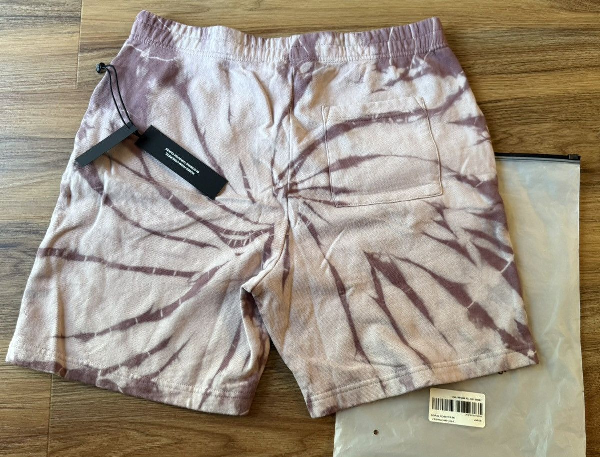Civil Regime Purple tie-dye civil regime shorts Vintage Wash Size US 34 / EU 50 - 2 Thumbnail