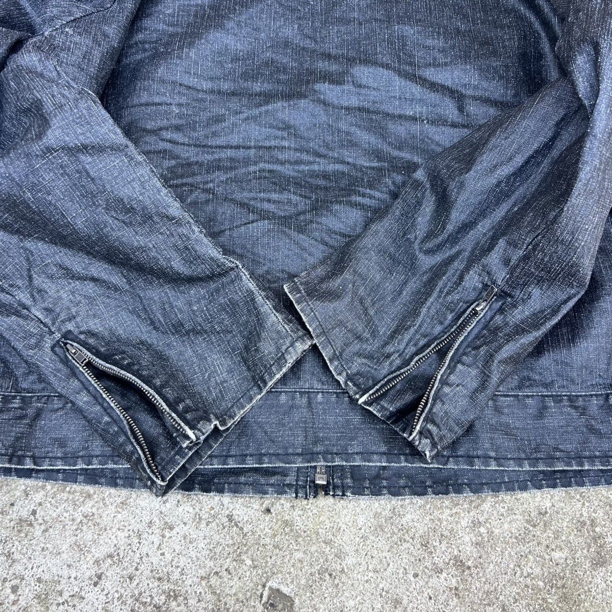 Calvin Klein × Vintage 🔥Rare 🔥Vintage Calvin Klein Linen Jacket Bikers Style Size US L / EU 52-54 / 3 - 15 Thumbnail