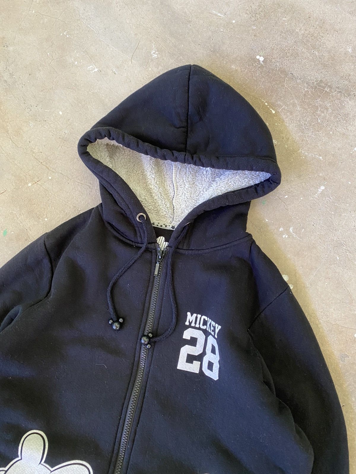 Disney Disney Mickey 28 Sherpa Zip Hoodie Japan Streetwear Size M / US 6-8 / IT 42-44 - 2 Thumbnail