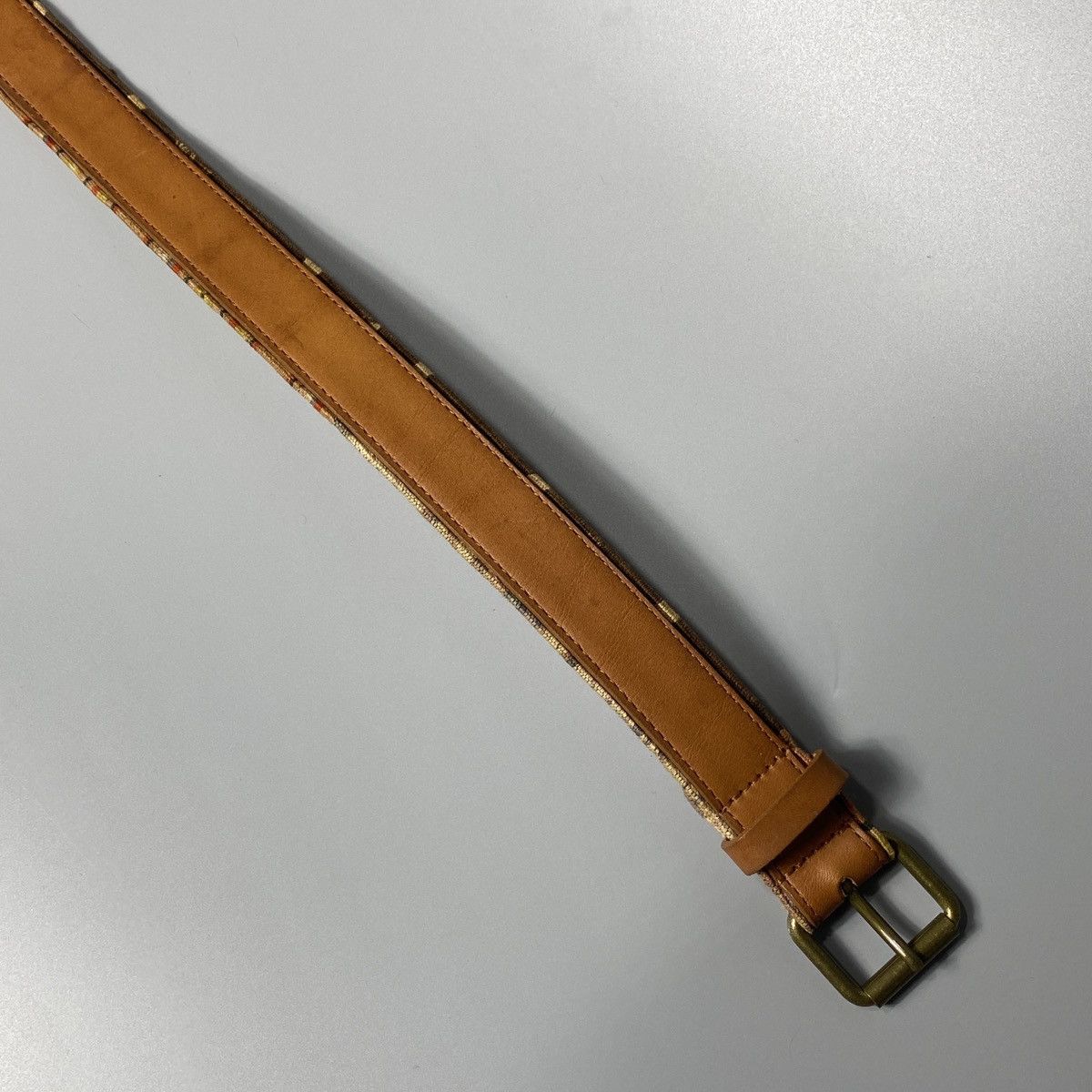 Comme des Garcons Homme Plus Brown Leather Belt Size ONE SIZE - 6 Thumbnail