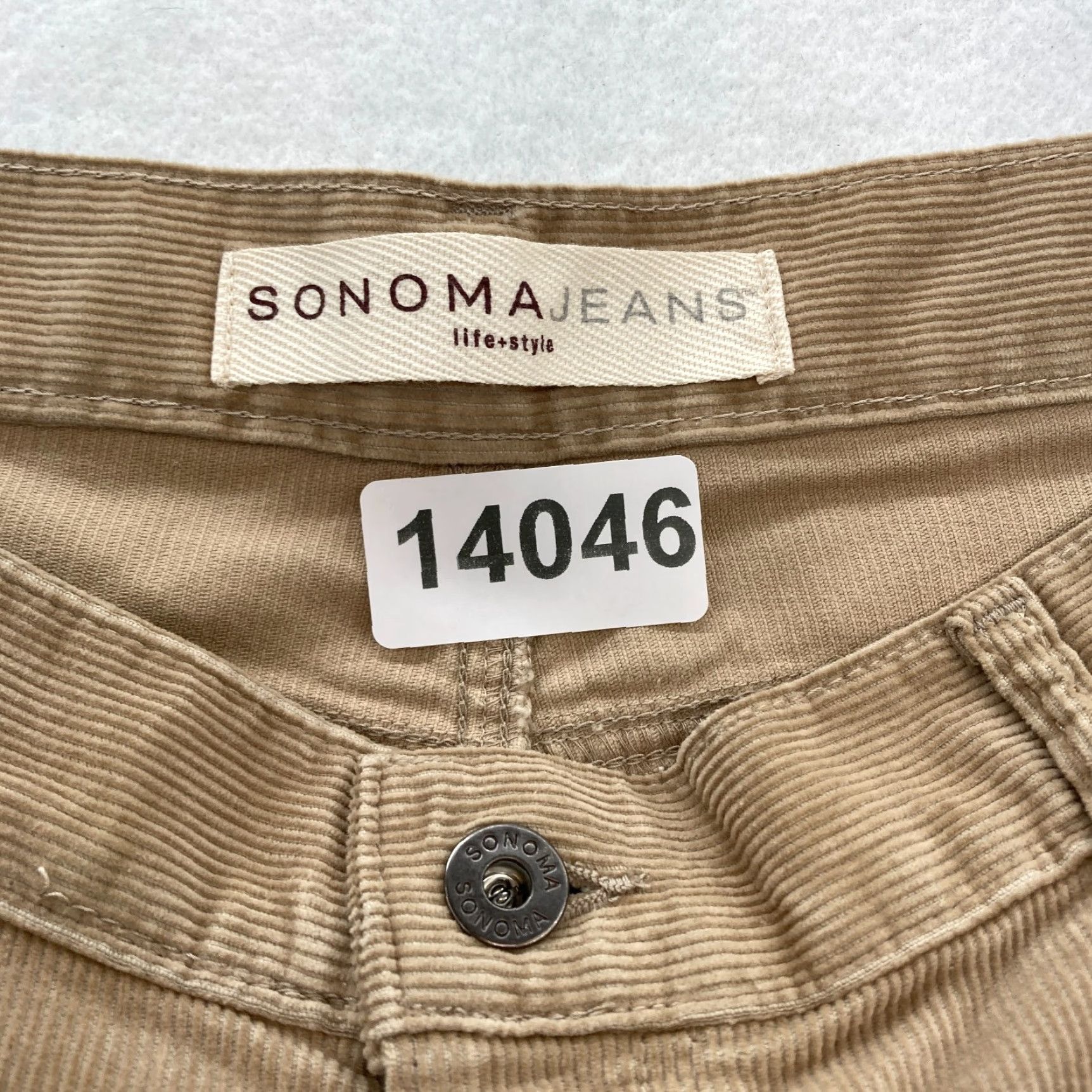 Vintage Sonoma Pants Mens 38x34 Brown Corduroy 100% Cotton Relaxed Straight Leg Mid Rise Size US 38 / EU 54 - 4 Thumbnail