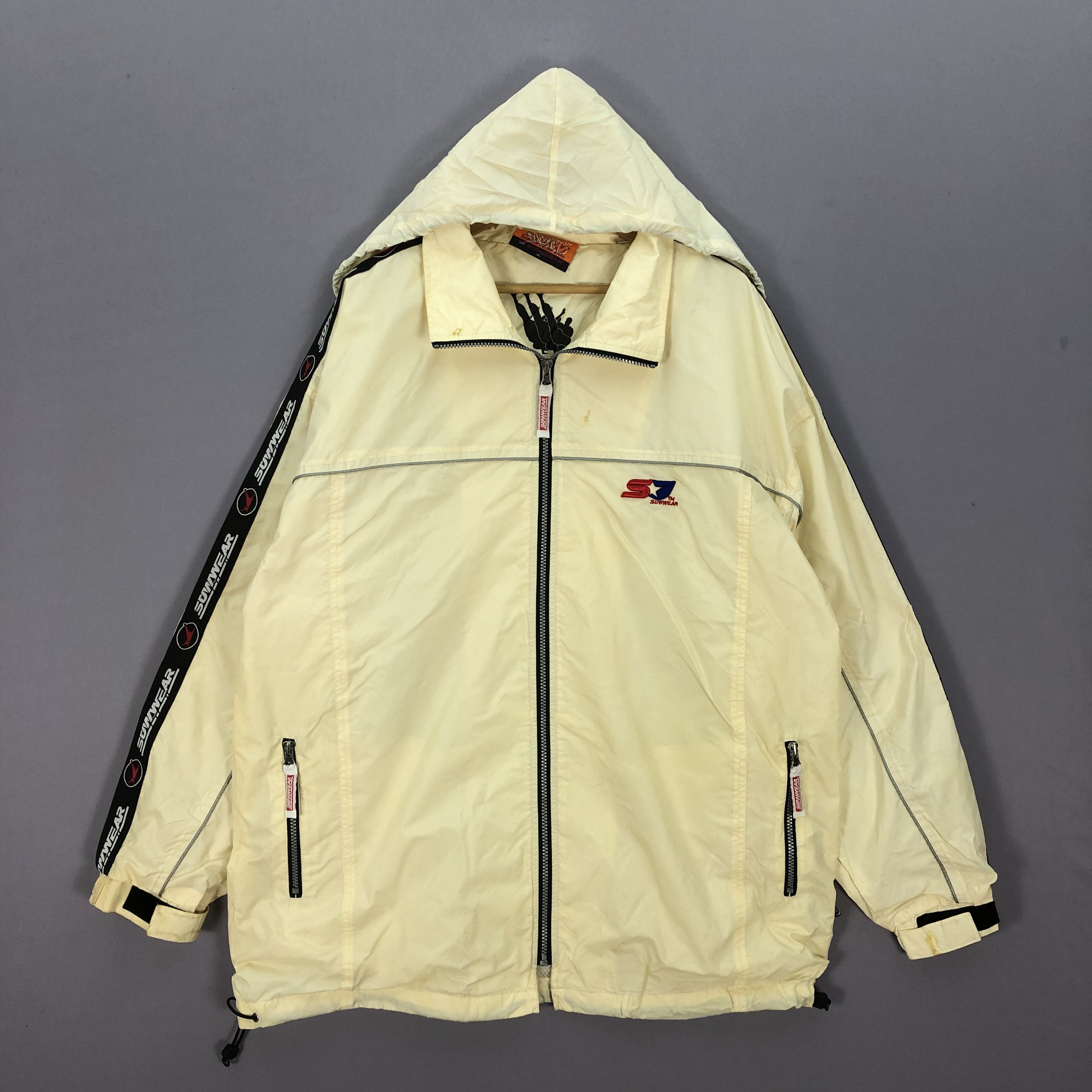 Japanese Brand × Vintage Vintage 90s Suw Gear Hoodie Windbreaker Jacket Size US XXL / EU 58 / 5 - 2 Thumbnail