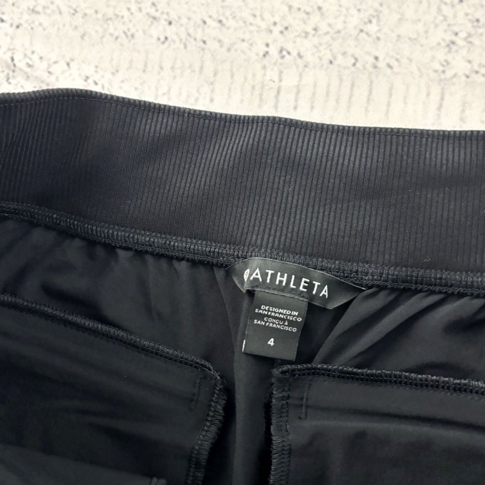 Athleta Athleta Brooklyn Mid Rise Ankle Pant Women's 4 Black Size 27" / US 4 / IT 40 - 4 Thumbnail