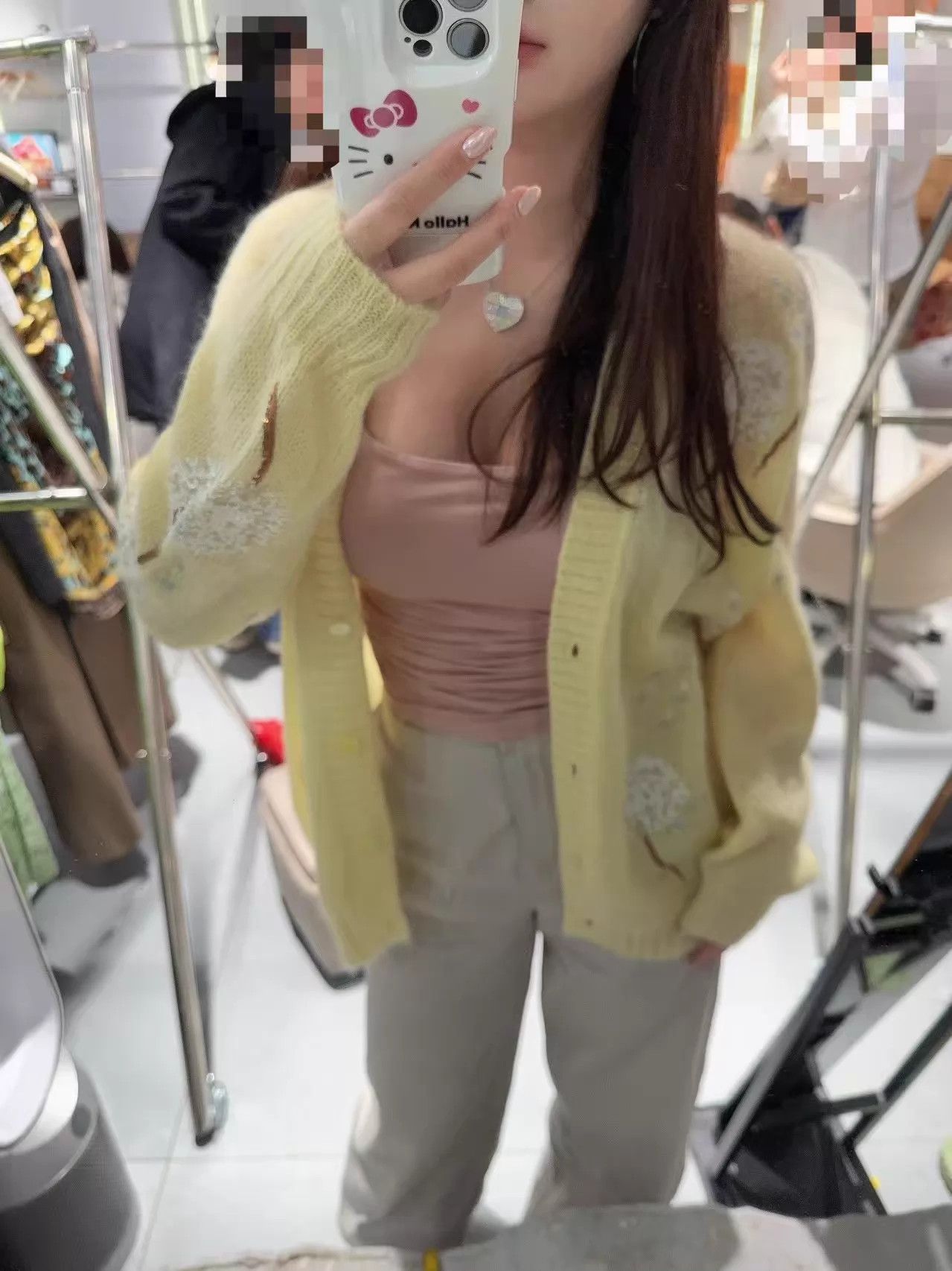 Miu Miu MIU MIU women's yellow 3D dandelion cardigan 36 deadstock Size XS / US 0-2 / IT 36-38 - 6 Thumbnail
